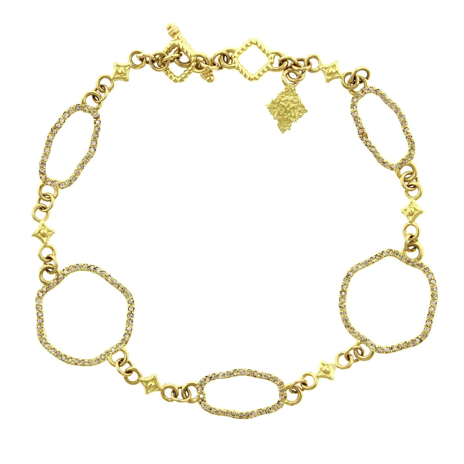 Armenta 18K Yellow Gold Champagne Diamond Bracelet