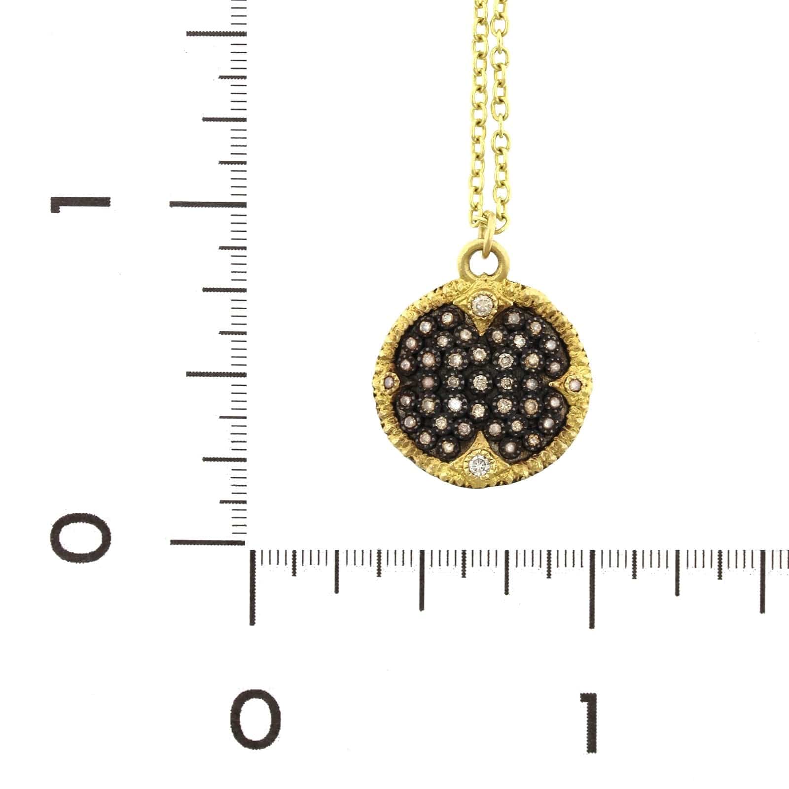 Armenta 18K Yellow Gold Champagne Diamond Necklace - Image 2