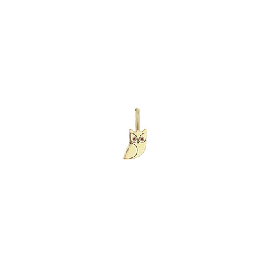 Zoe Chicco 14K Yellow Gold Owl Charm