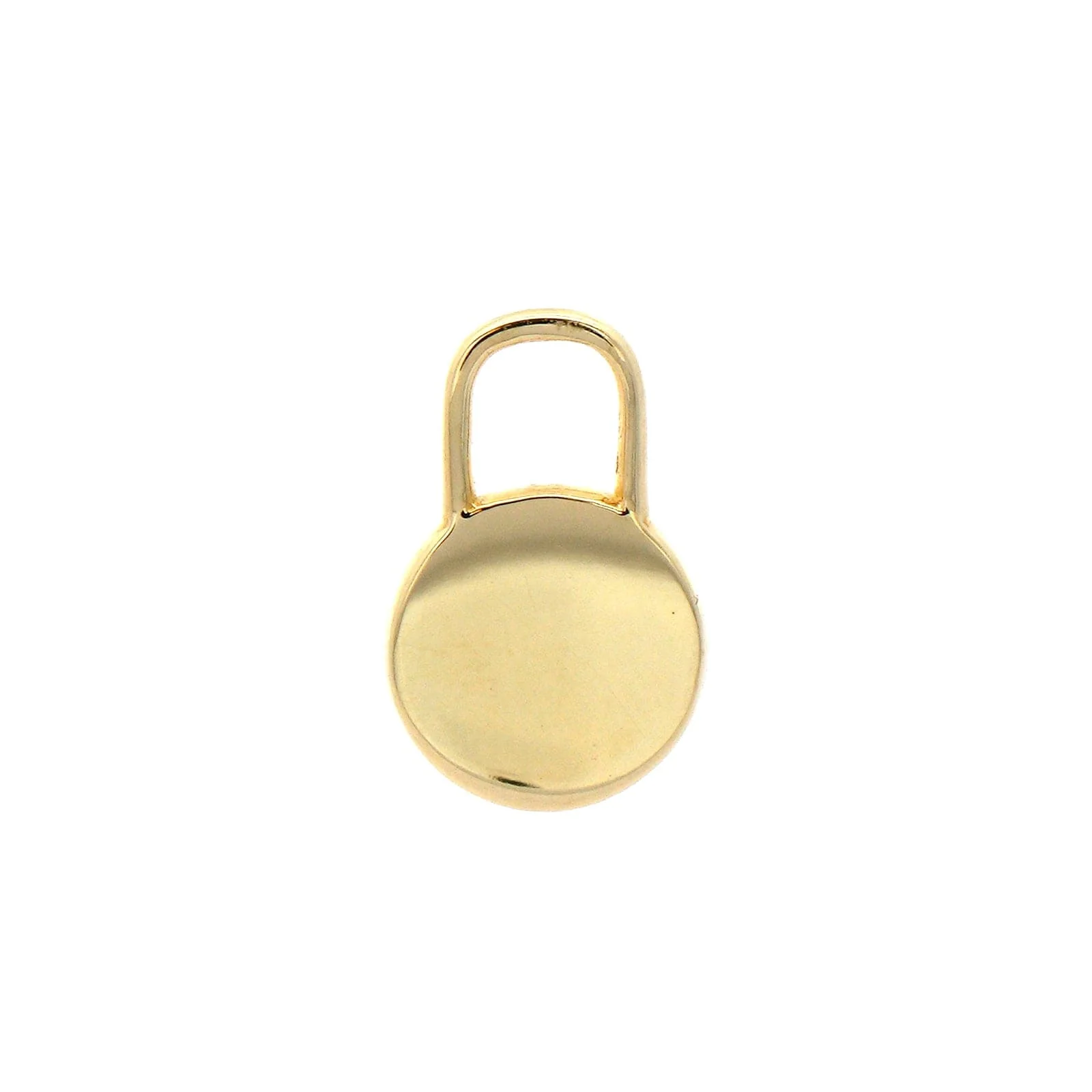 Three Stories 14K Yellow Gold Tiny Bezel Set Diamond Charm - Image 2