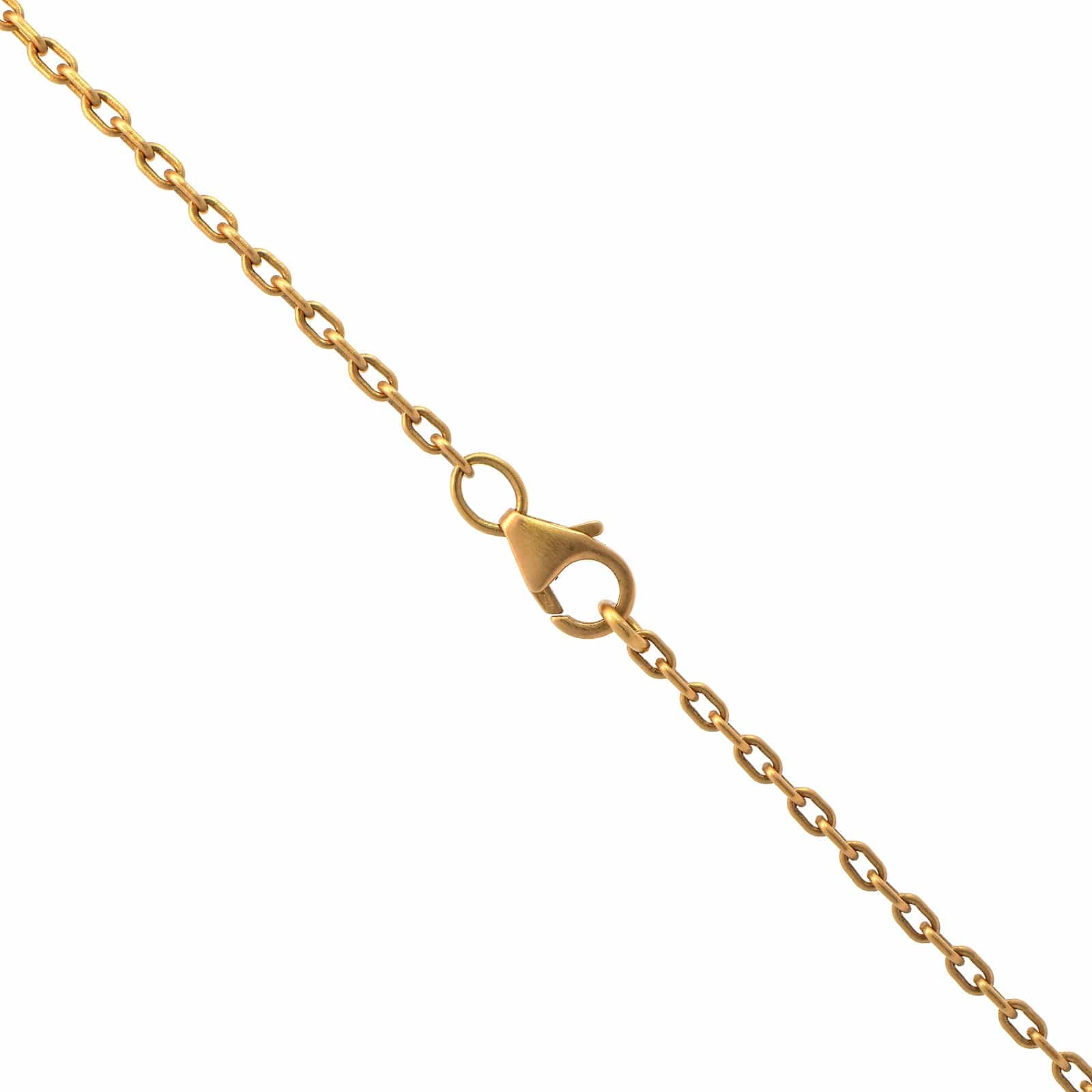 18K Yellow Gold Citrine Pendant Necklace - Image 3