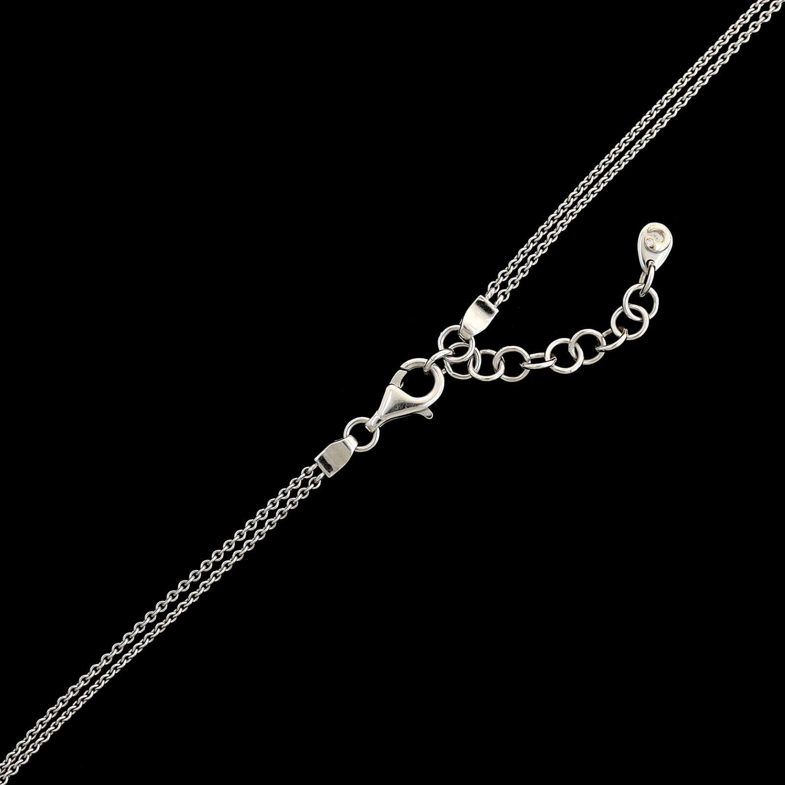 Crivelli 18K White Gold Estate Diamond Snowflake Pendant Pin - Image 3