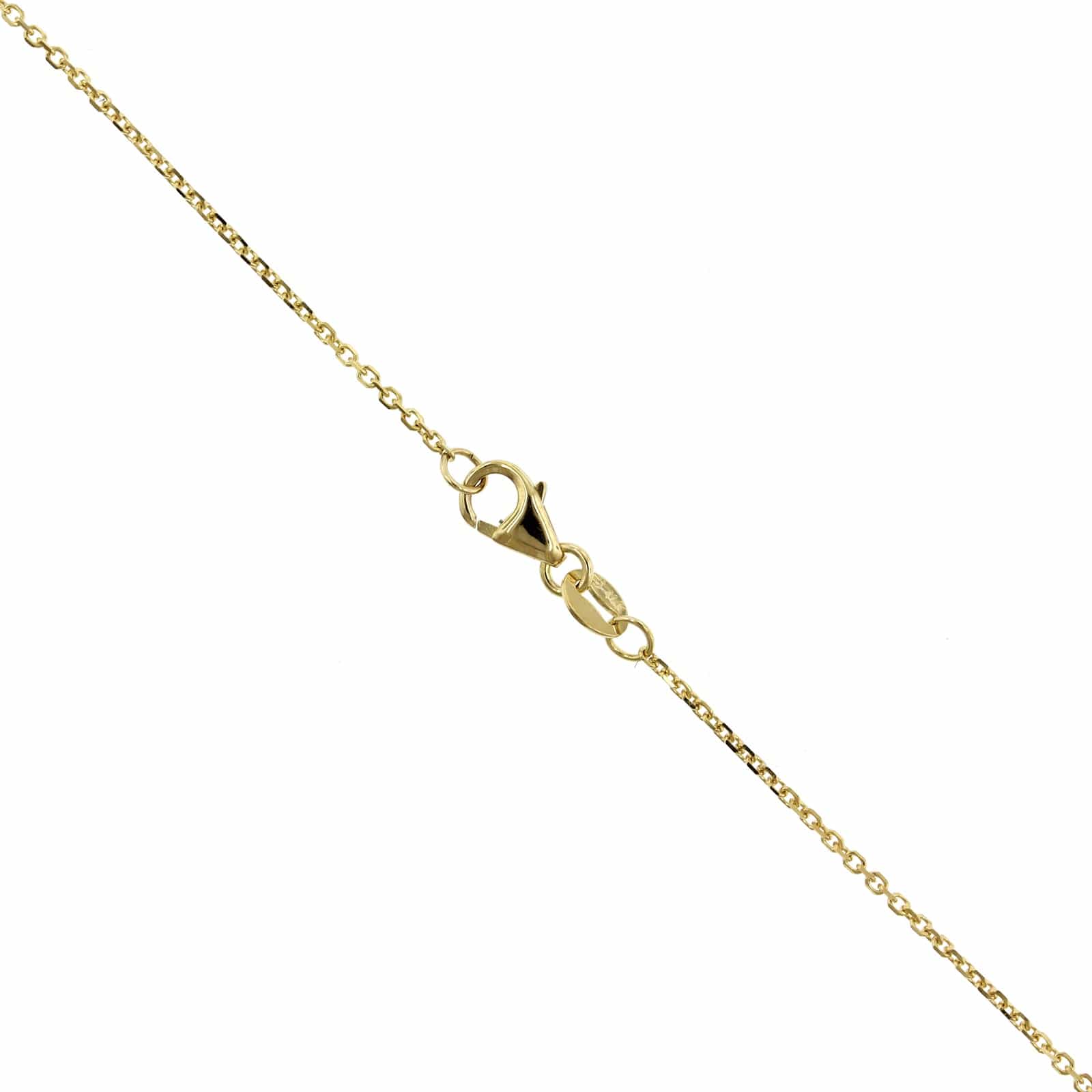 14K Yellow Gold Diamond Bezel Necklace - Image 3