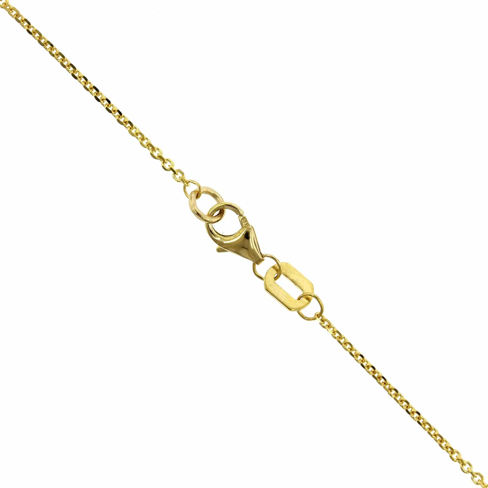 14K Yellow Gold Diamond Bezel Necklace - Image 4