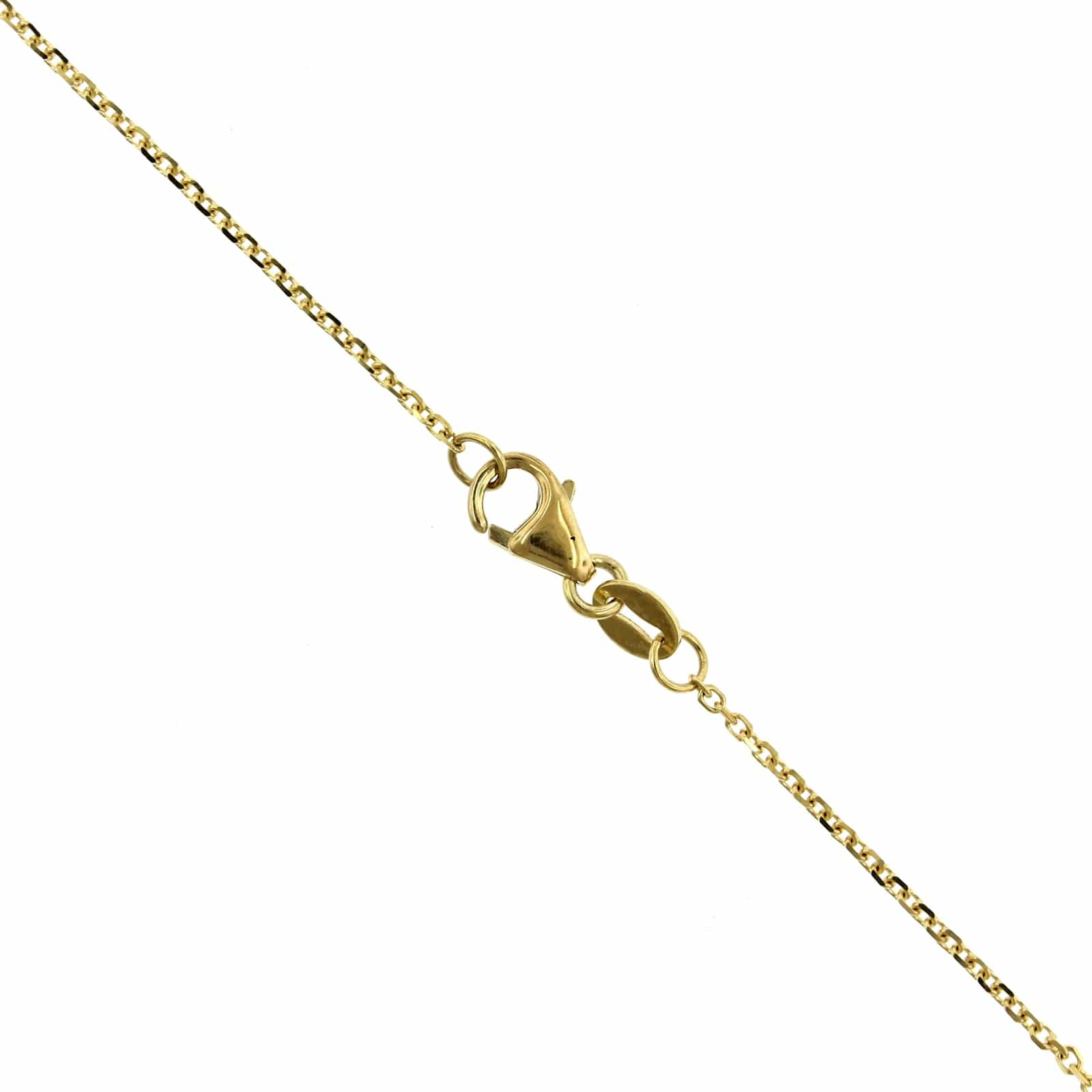 14K Yellow Gold Diamond Bezel Necklace - Image 3