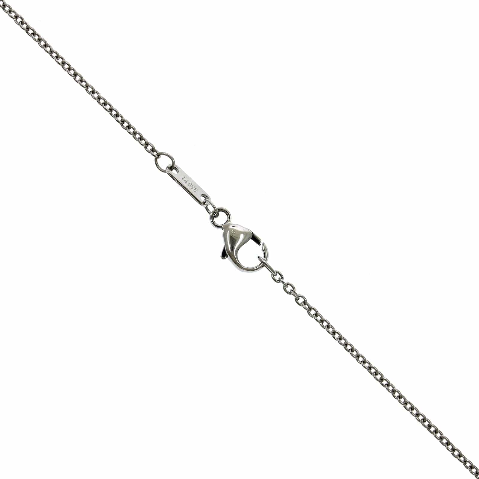 Platinum Emerald and Diamond Pendant - Image 3