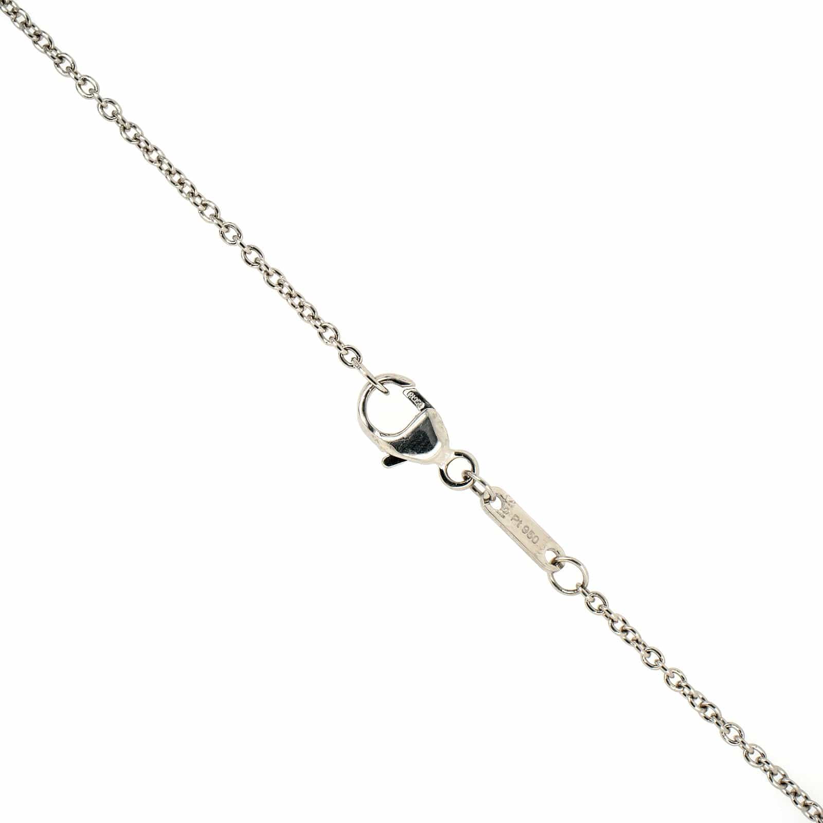Platinum & 18K Yellow Gold Necklace with a Yellow Diamond & Emerald Pendant - Image 3