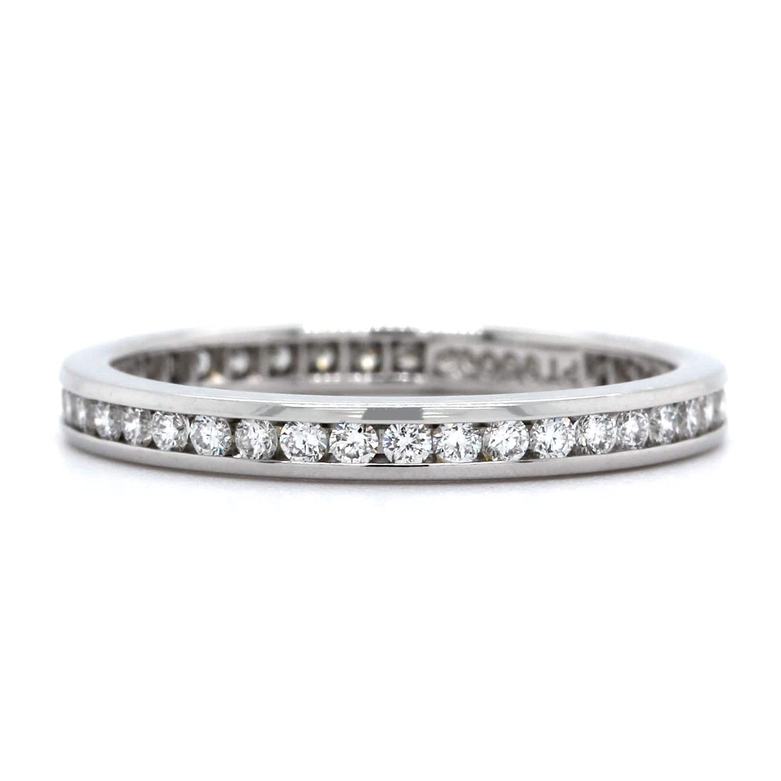 Platinum Channel Set Diamond Eternity Band - Image 4
