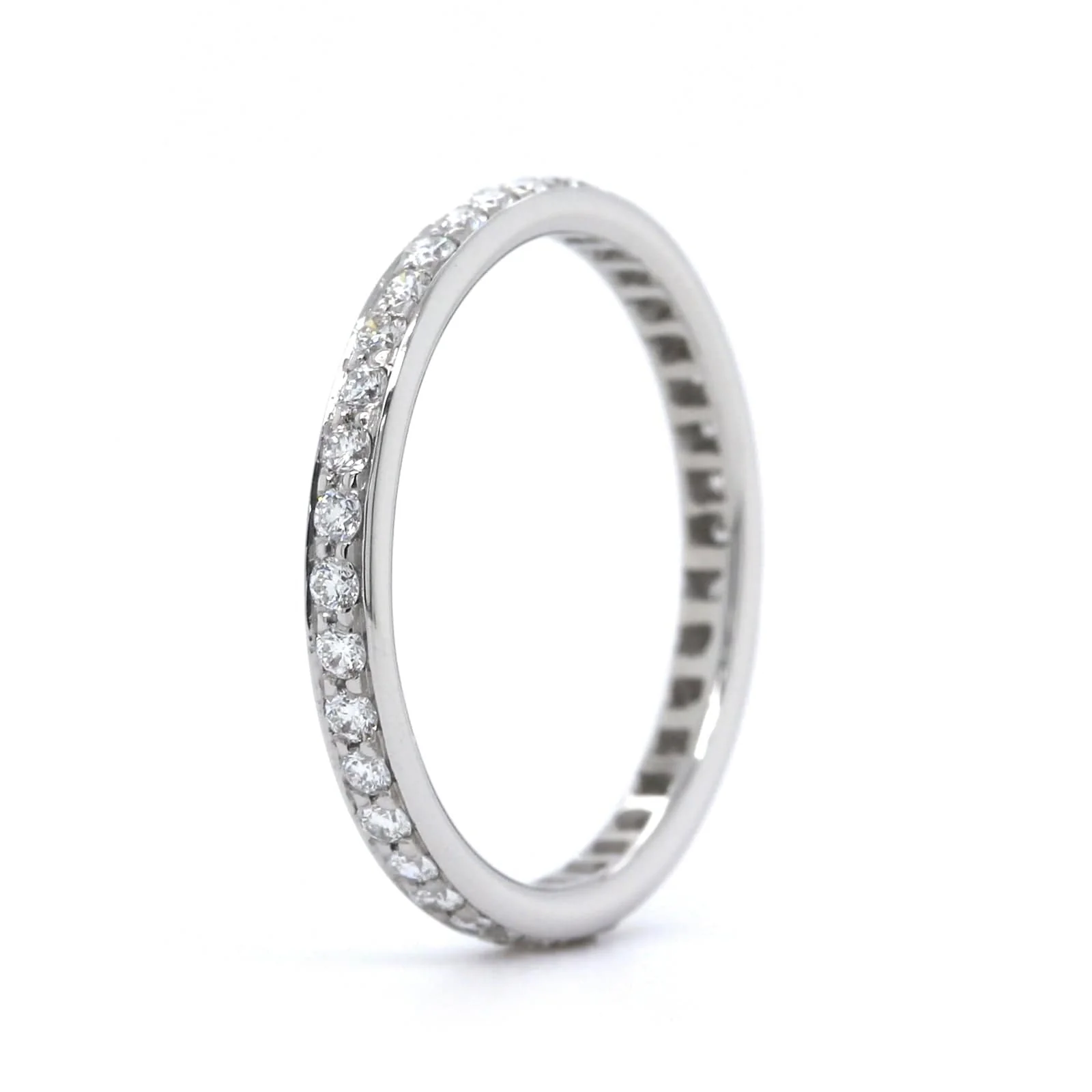 Platinum Channel Set Diamond Eternity Band - Image 3