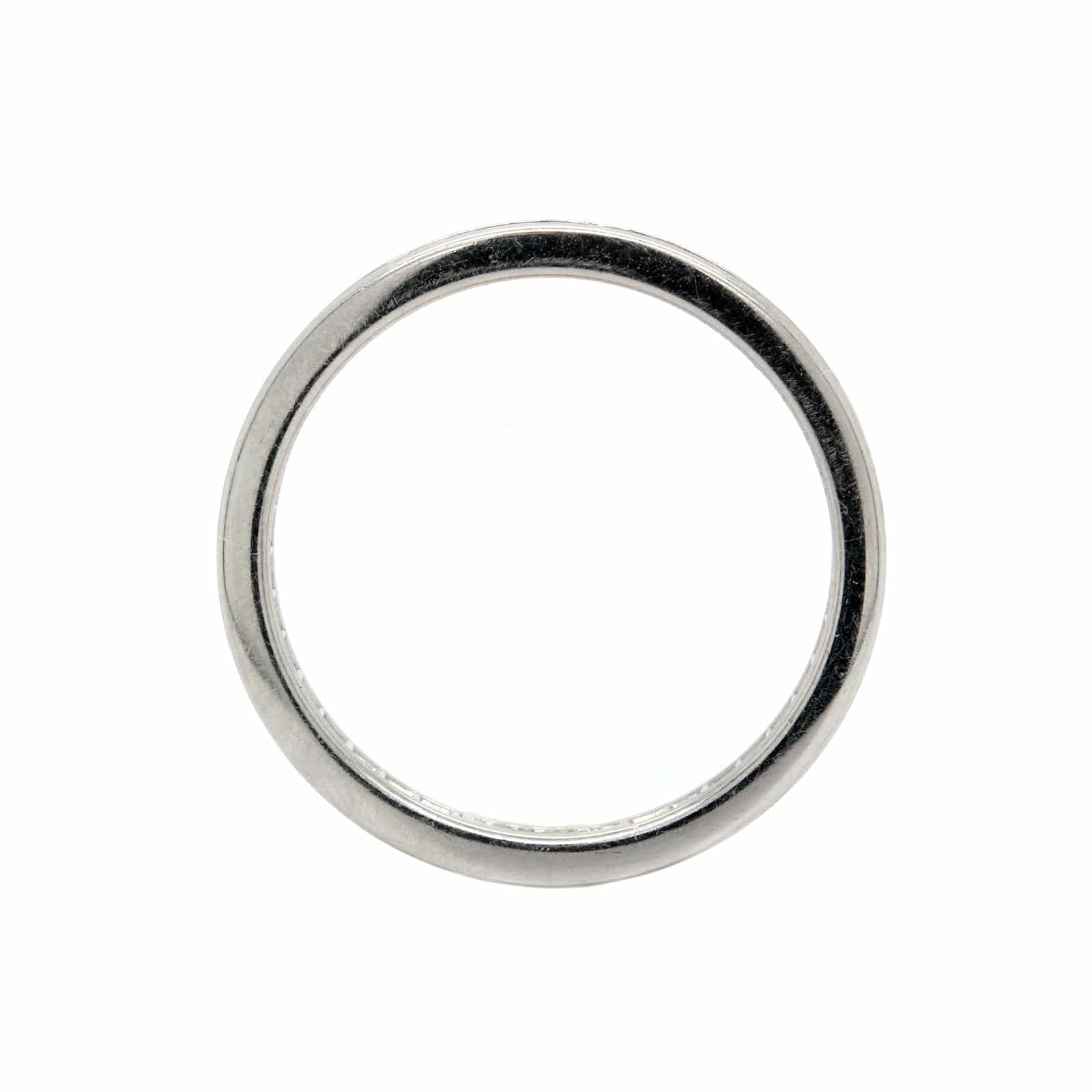 Platinum Channel Set Round Diamond Eternity Band - Image 3