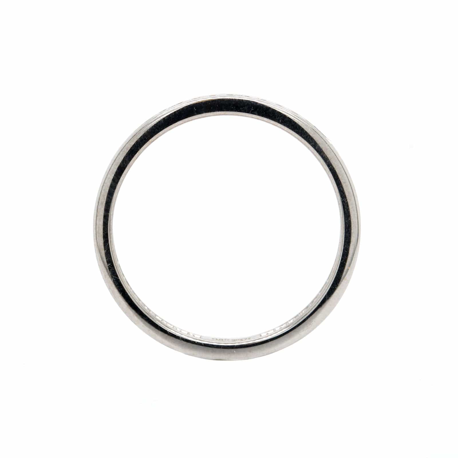 18K White Gold Channel Set Diamond Eternity Band - Image 3
