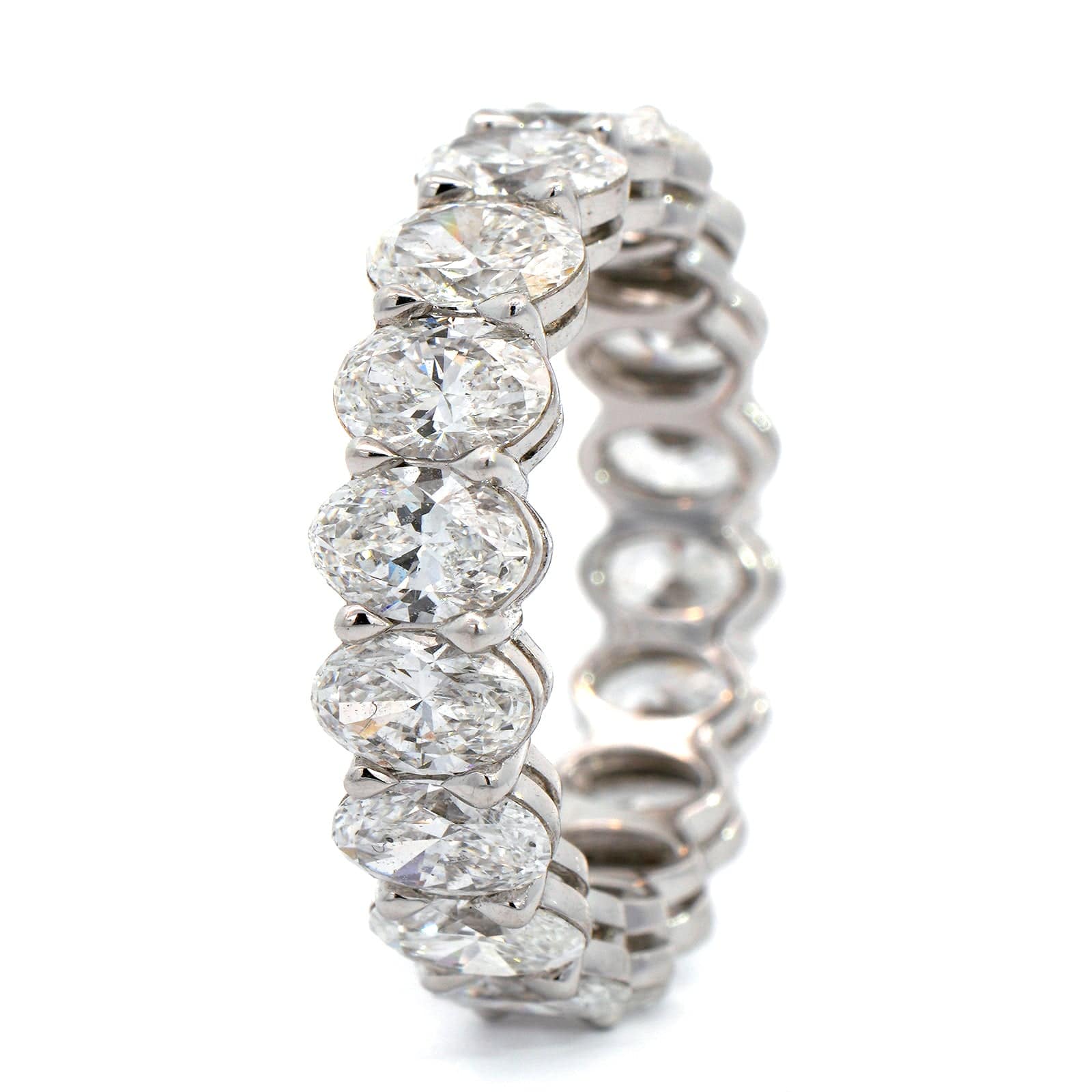 Platinum Shared Prong Diamond Eternity Band - Image 2