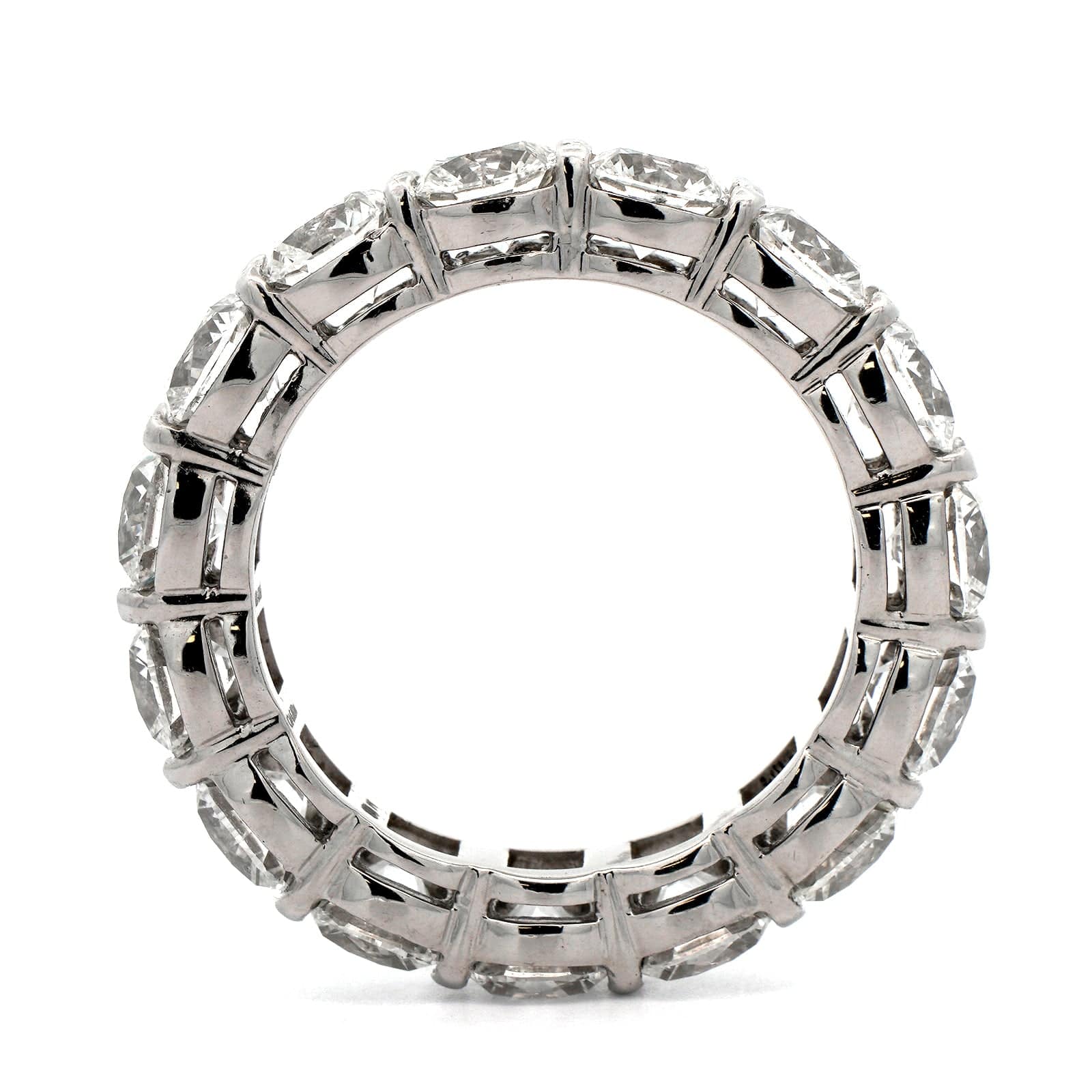 Platinum Cushion Cut Diamond Eternity Band - Image 3