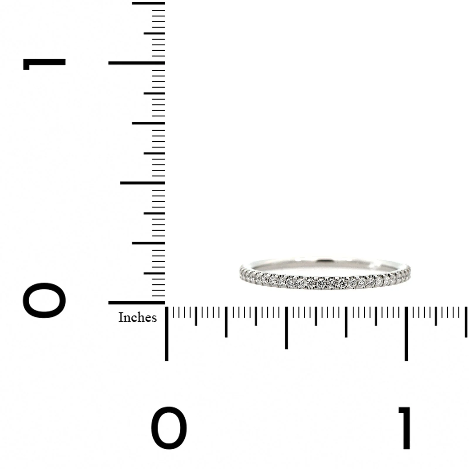 Platinum Shared Prong Diamond Eternity Band - Image 4