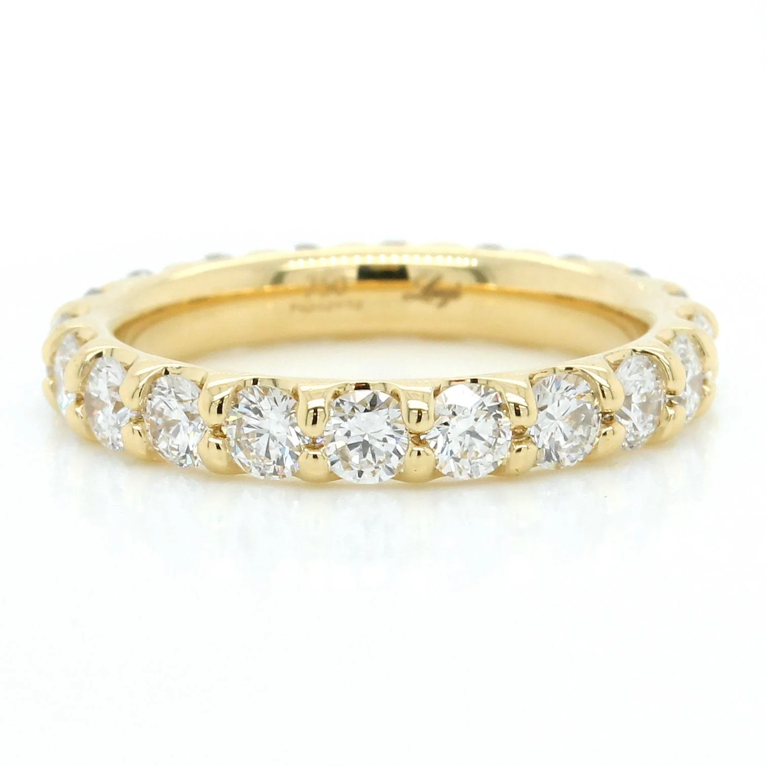 18K Yellow Gold Diamond Eternity Band