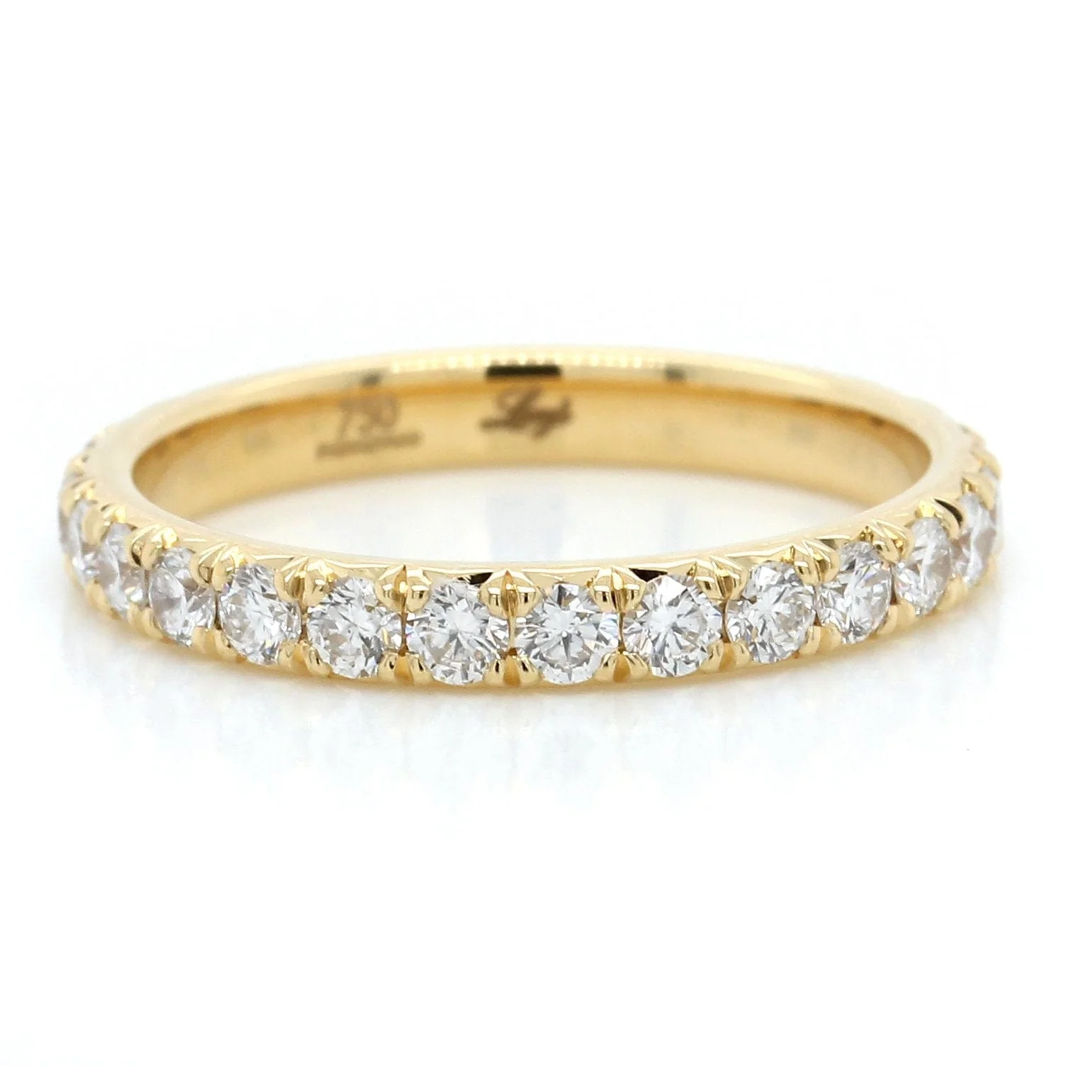 18K Yellow Gold Diamond Eternity Band