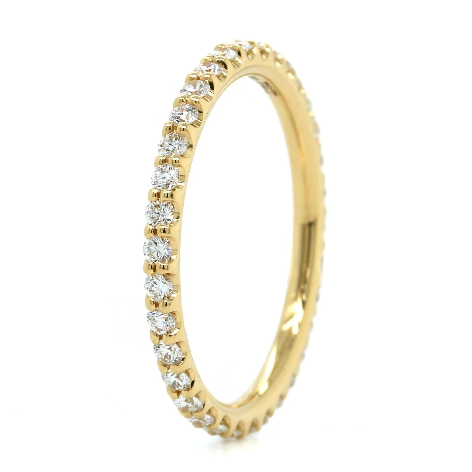 18K Yellow Gold Diamond Eternity Band - Image 2