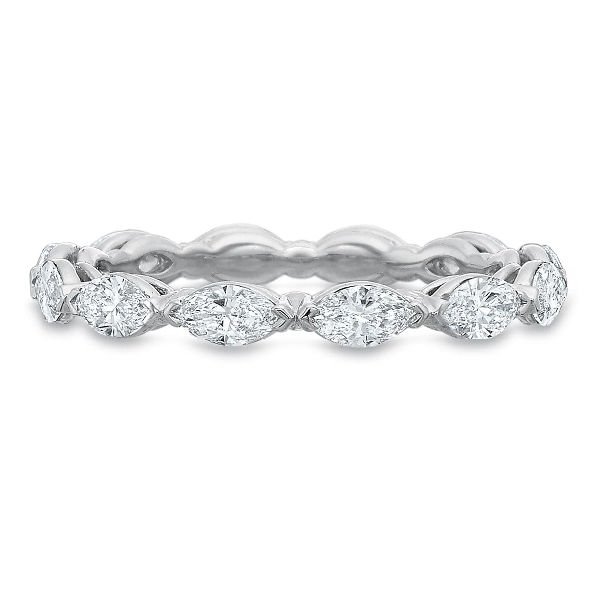 Platinum Grande Aire Petite Diamond Band
