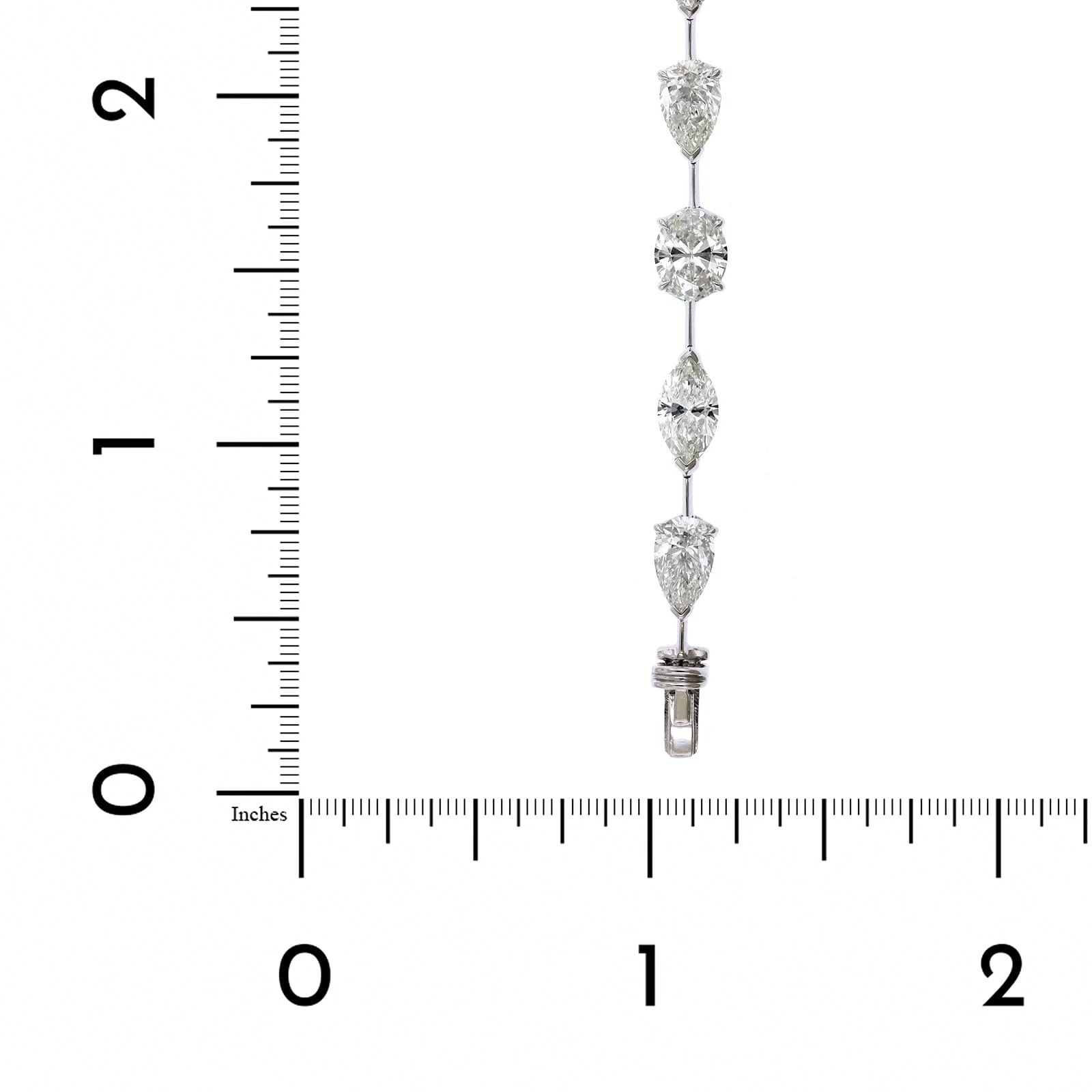 Etho Maria 18K White Gold Multi Shape Diamond Bracelet - Image 4