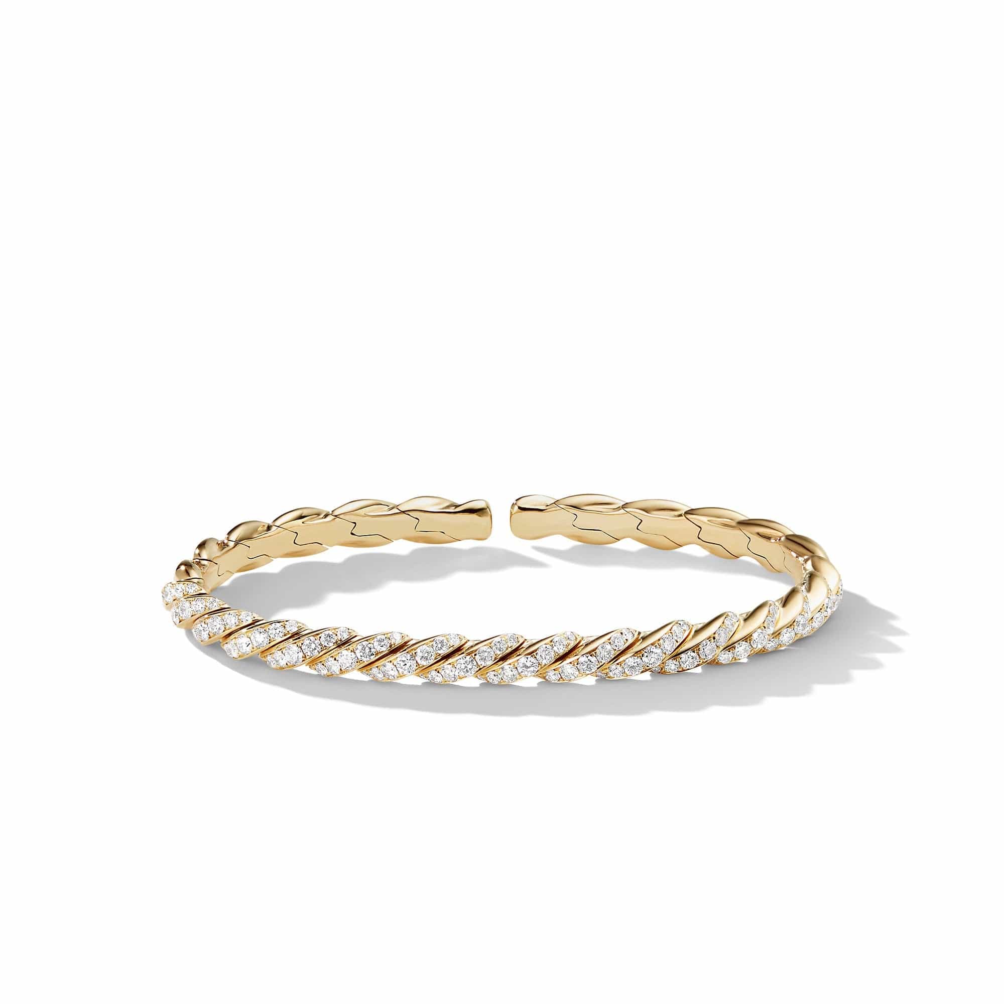 Pavéflex Bracelet in 18K Yellow Gold with Diamonds - Image 3