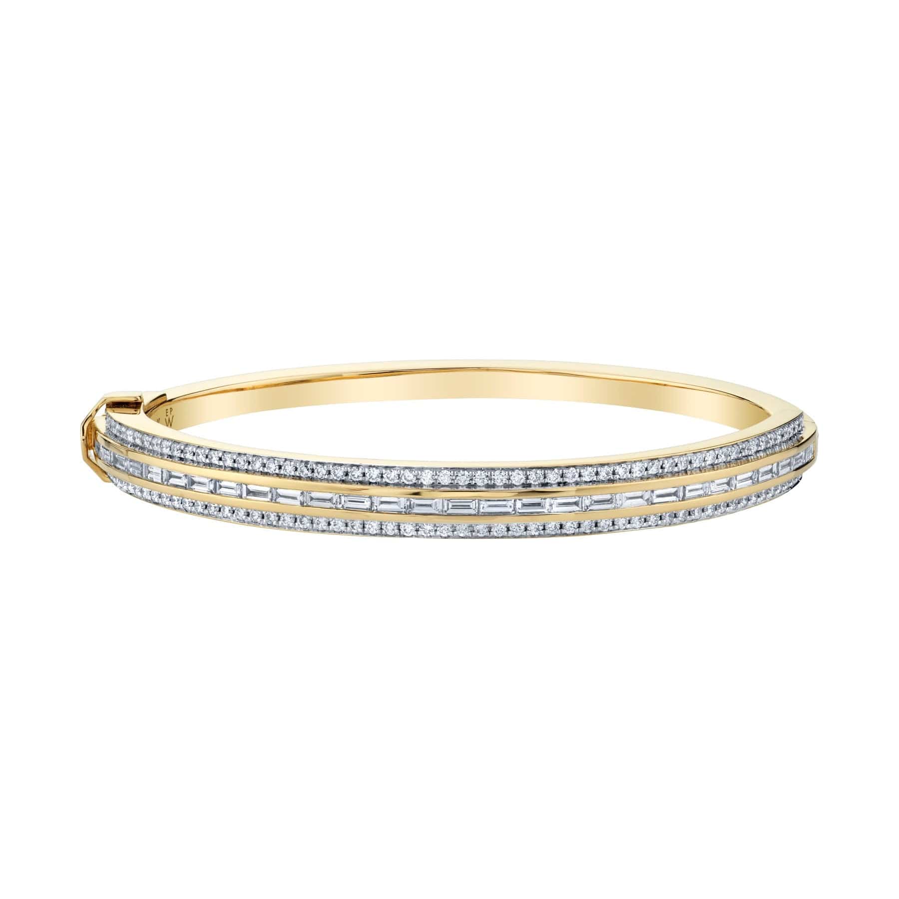 Emily P. Wheeler 18K Two-Tone Three Tiered Diamond Bracelet