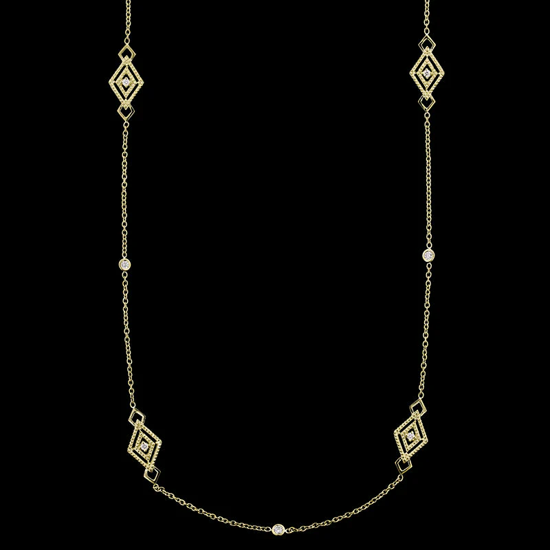 Penny Preville 18K Yellow Gold Diamond Necklace
