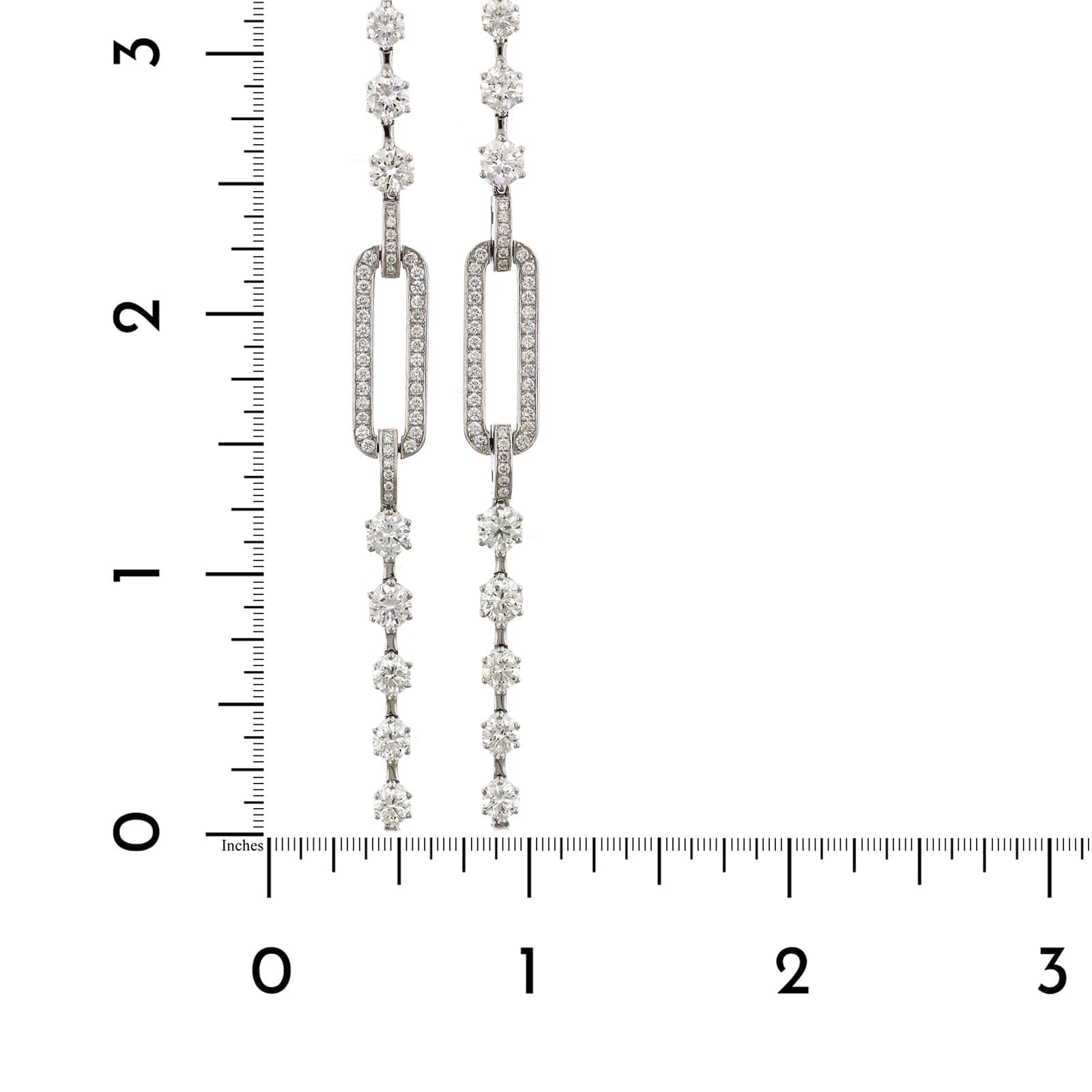 18K White Gold Diamond Necklace - Image 3