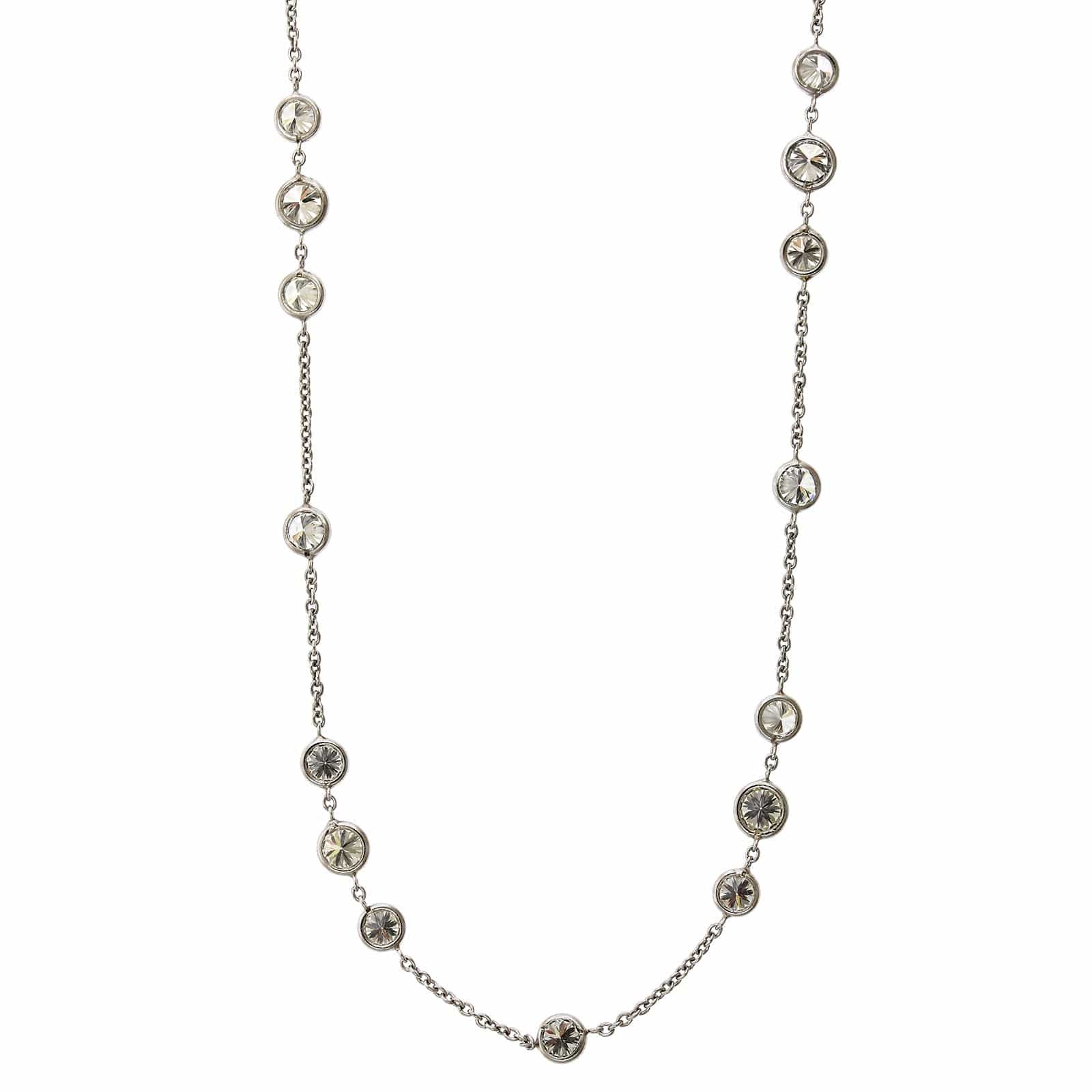 Platinum Diamond by The Yard Necklace - Image 2