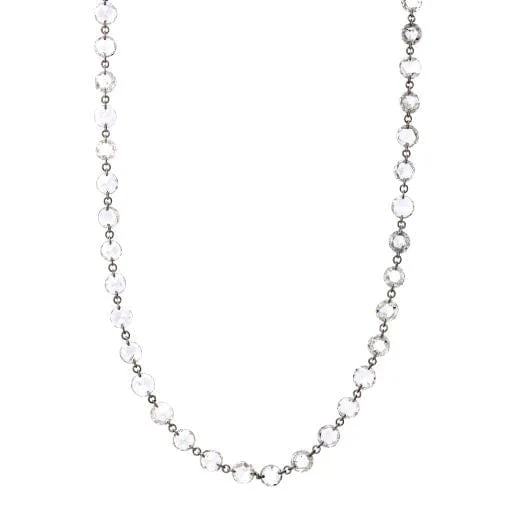 Etho Maria 18K White Gold Rose Cut Diamond Necklace
