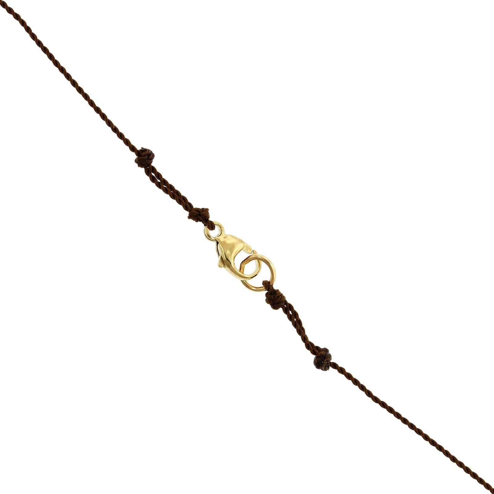 18K Yellow Gold Rose Cut Slice Diamond Pendant - Image 3