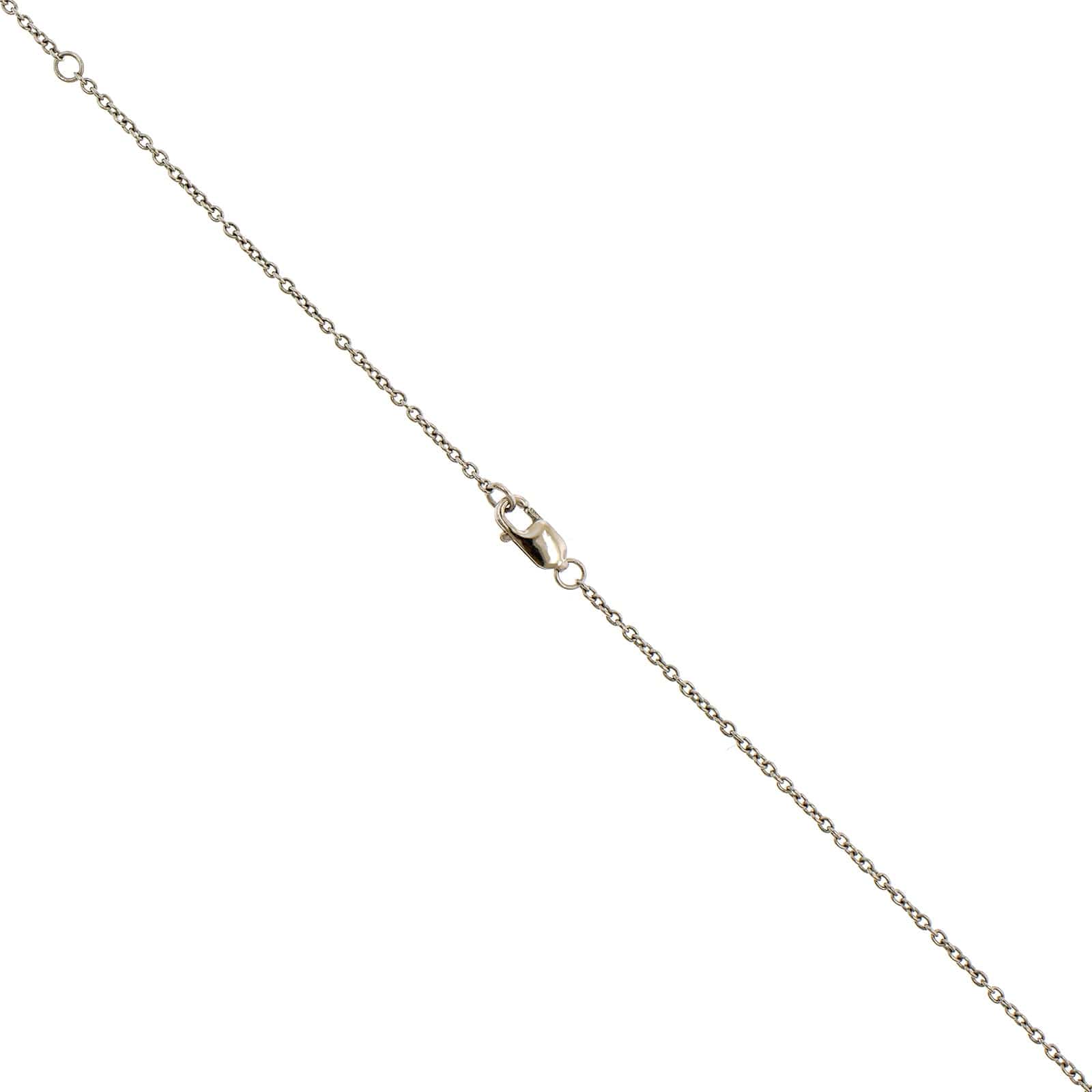 Platinum Diamond By The Yard Necklace - Image 3