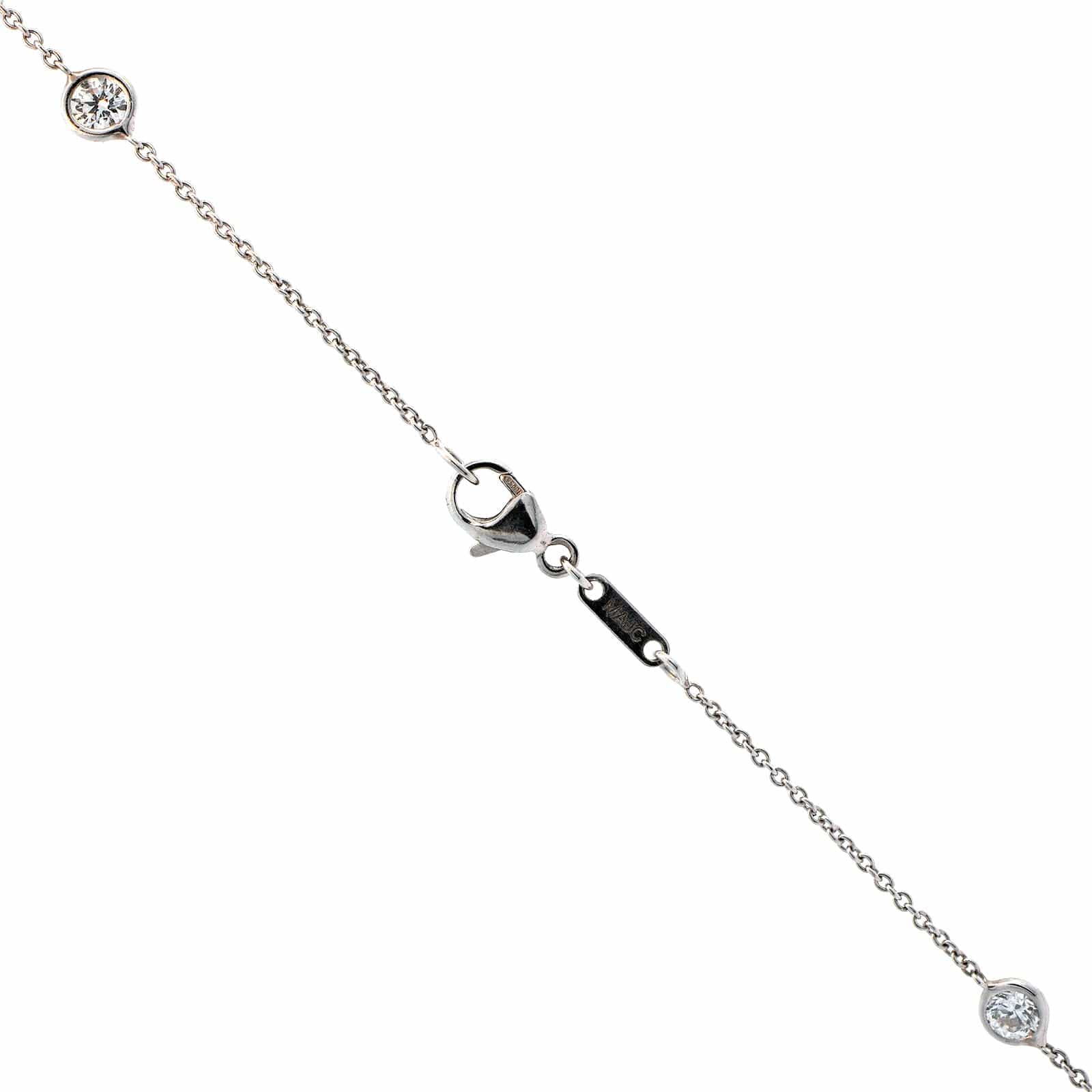 Platinum Diamonds By The Yard Necklace - Image 2