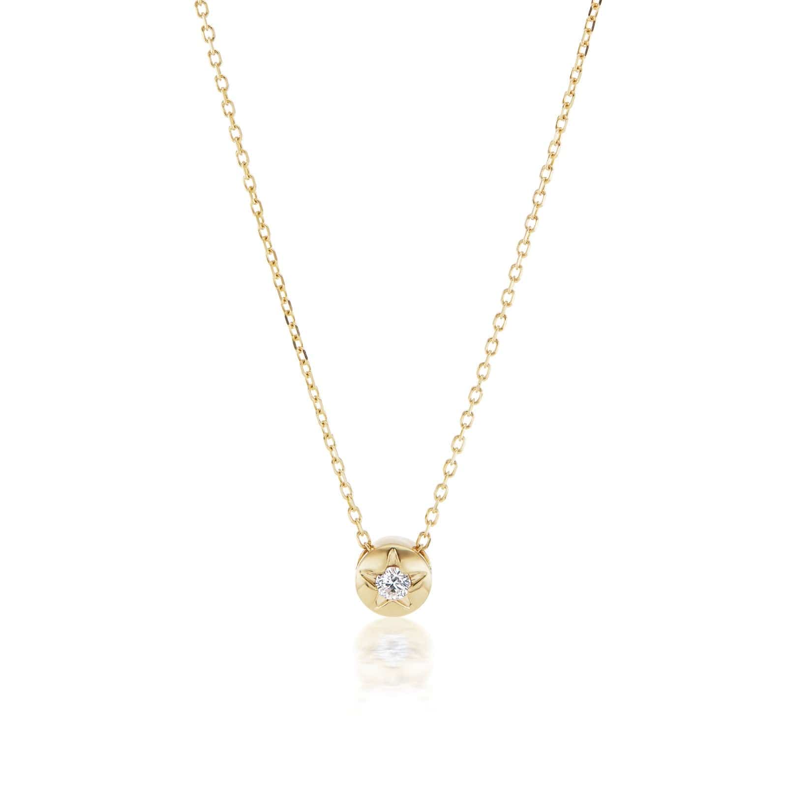 Sorellina 18K Yellow Gold Diamond Star Necklace
