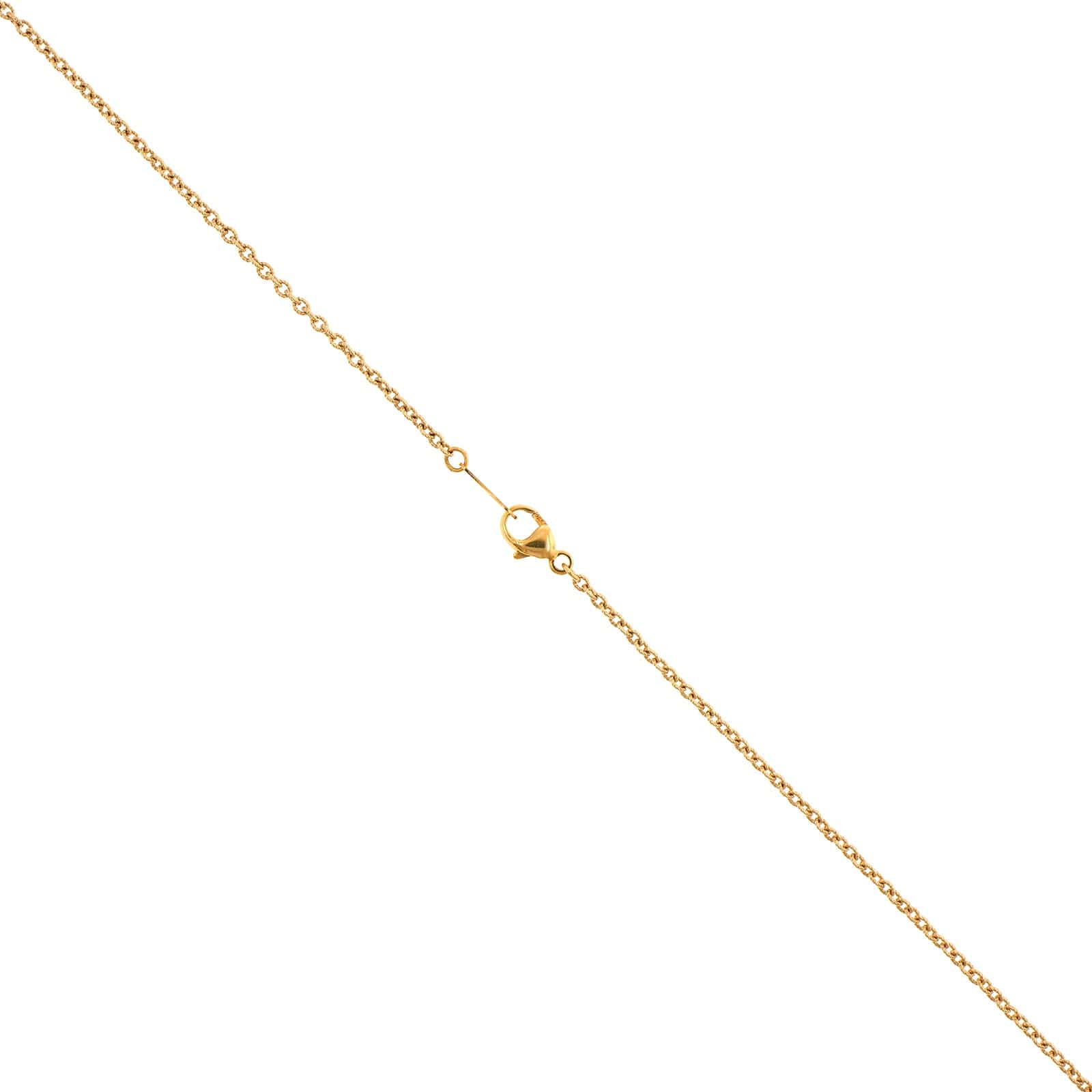 18K Yellow Gold Diamond By The Yard Necklace - Image 3
