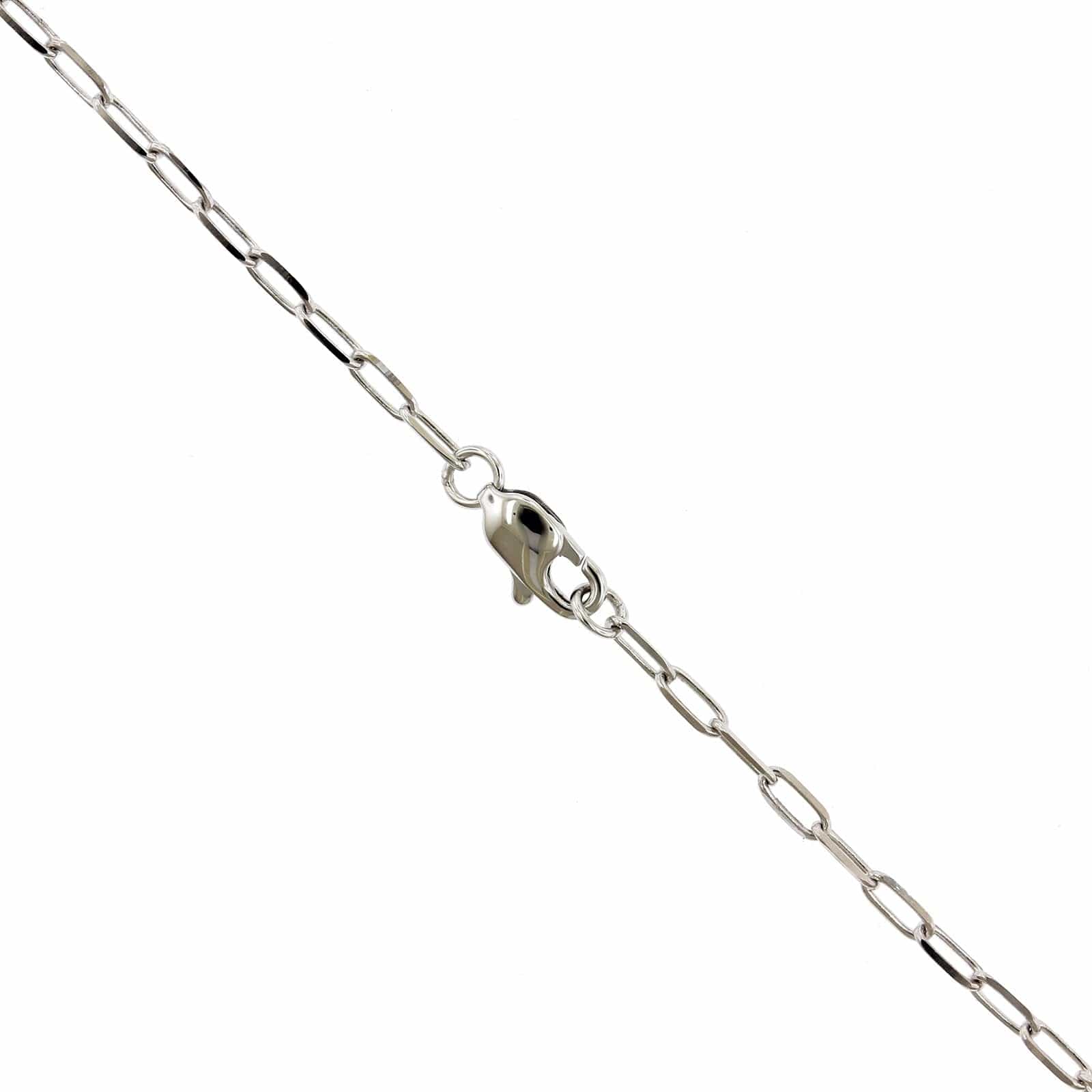 14K White Gold Diamond Heart Pendant - Image 3