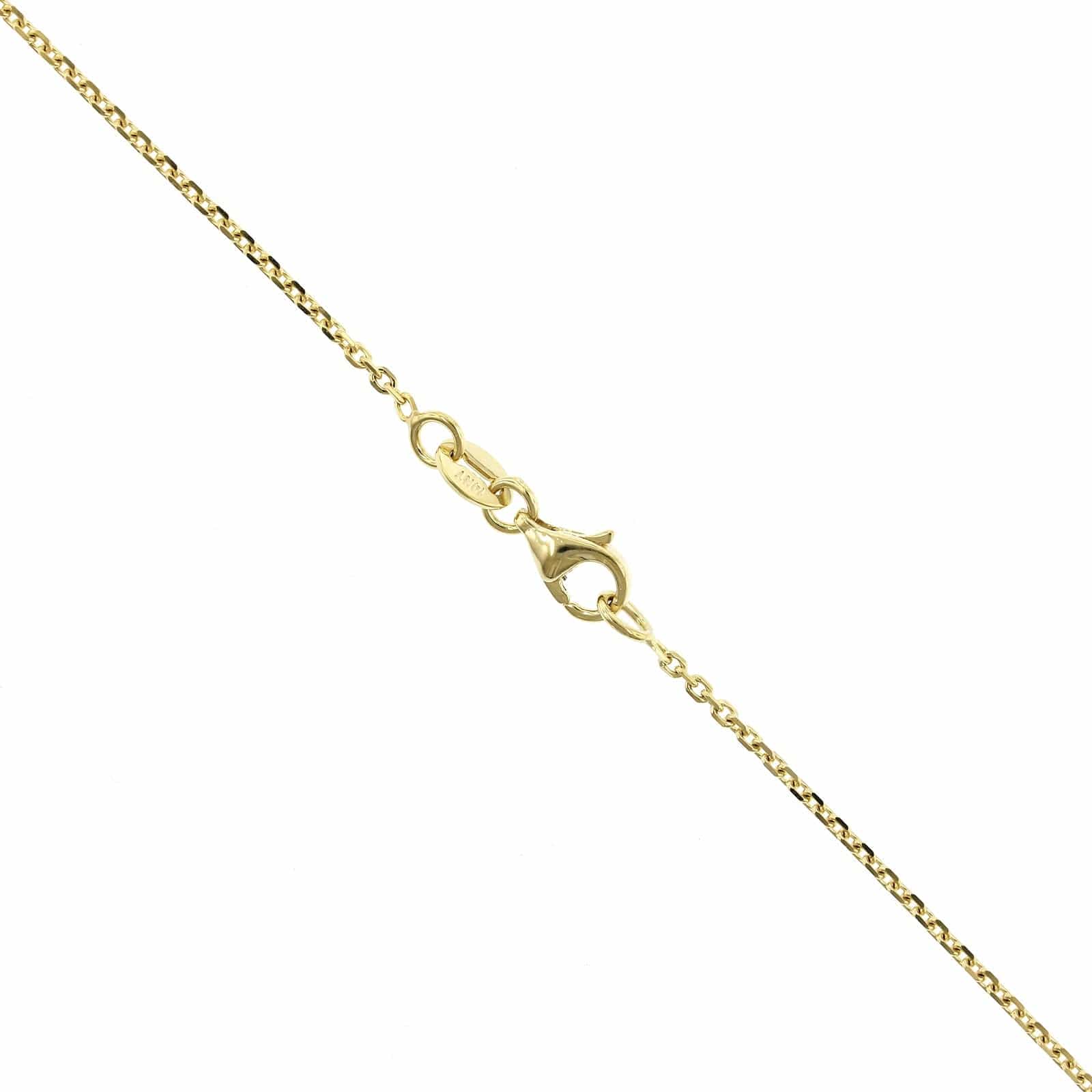 14K Yellow Gold Smiley Face Diamond Pendant - Image 2