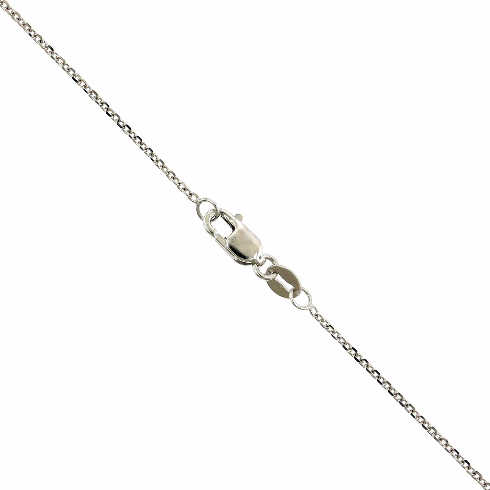 14K Tri-Color Floral Diamond Necklace - Image 3