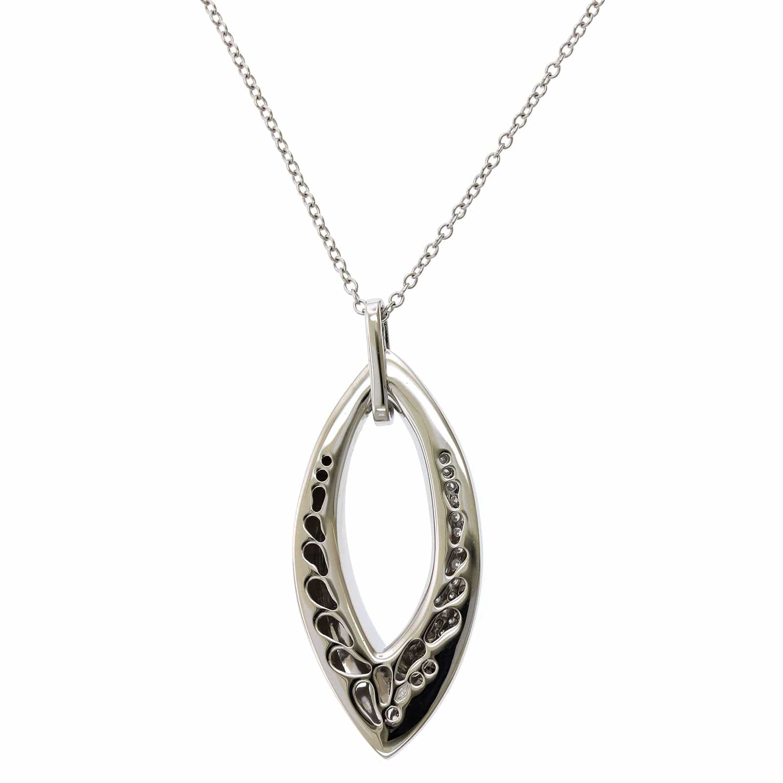 Pave Diamond Drop Pendant - Image 2