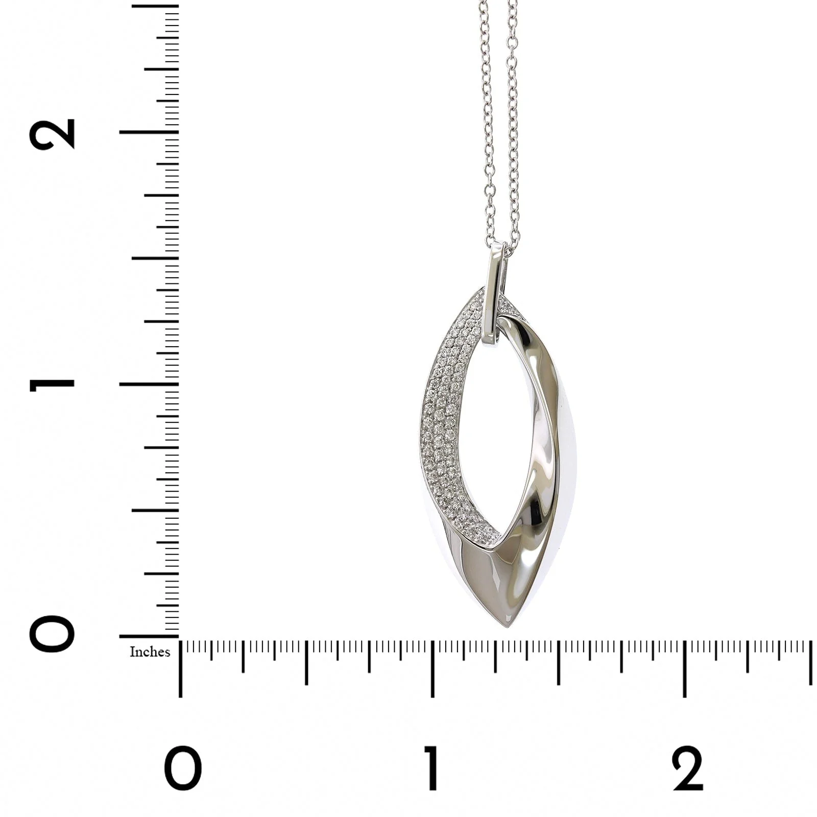 Pave Diamond Drop Pendant - Image 4