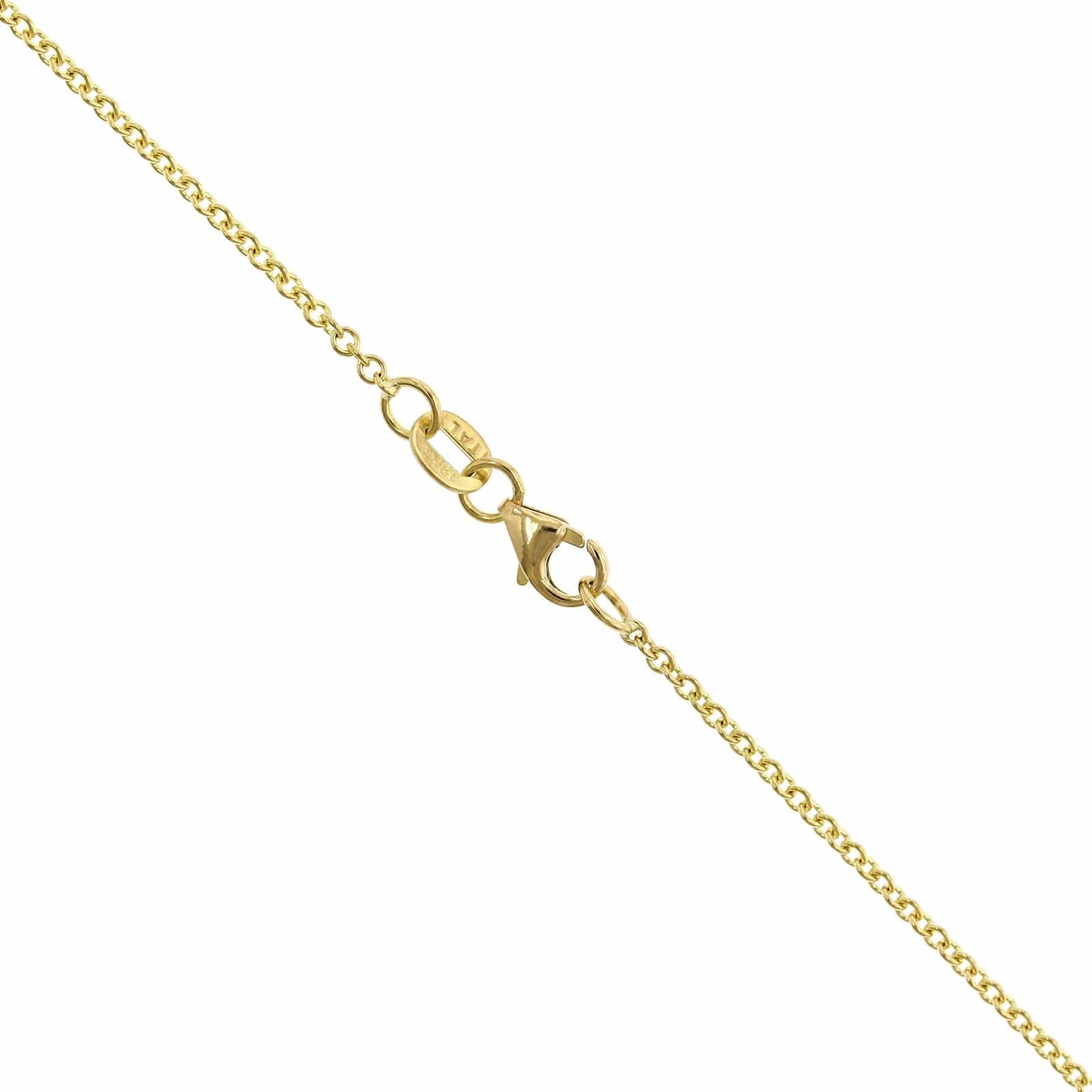 18K Yellow Gold Diamond Star Pendant - Image 3