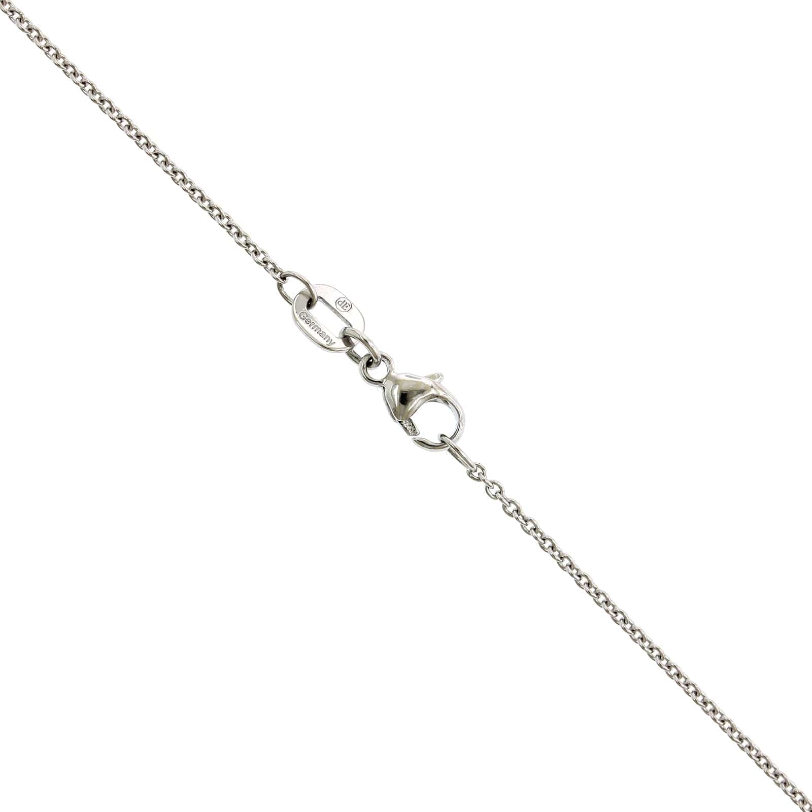 Platinum Diamond Heart Necklace - Image 3