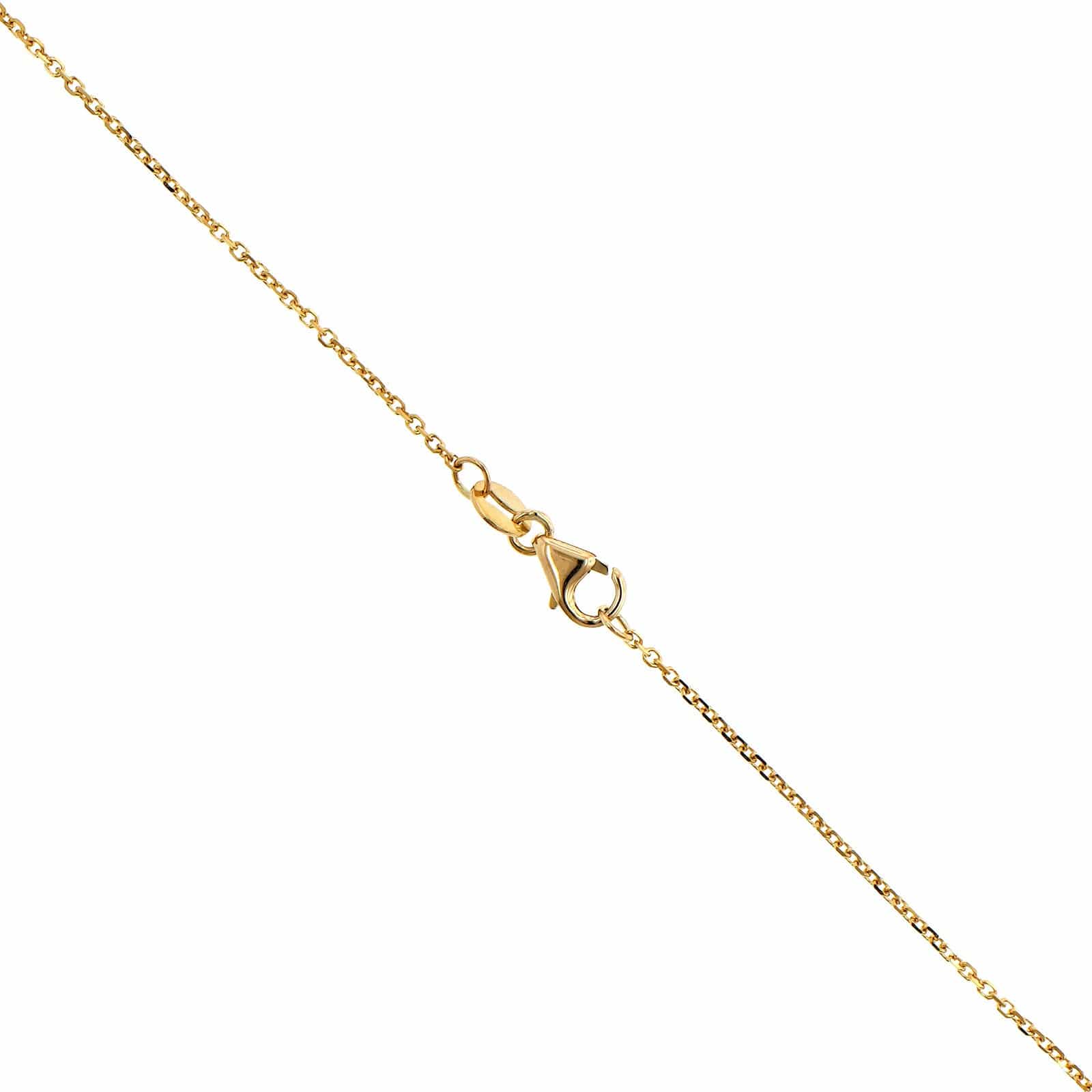 14K Yellow Gold Graduated Diamond Necklace - Image 3