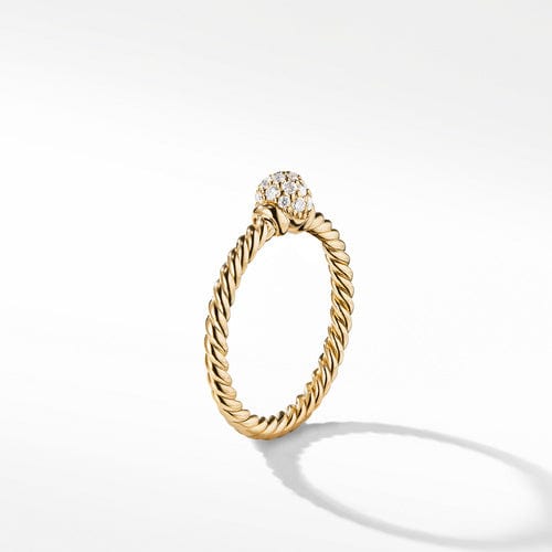 Solari Station Ring with Diamonds in 18K Gold - Image 4