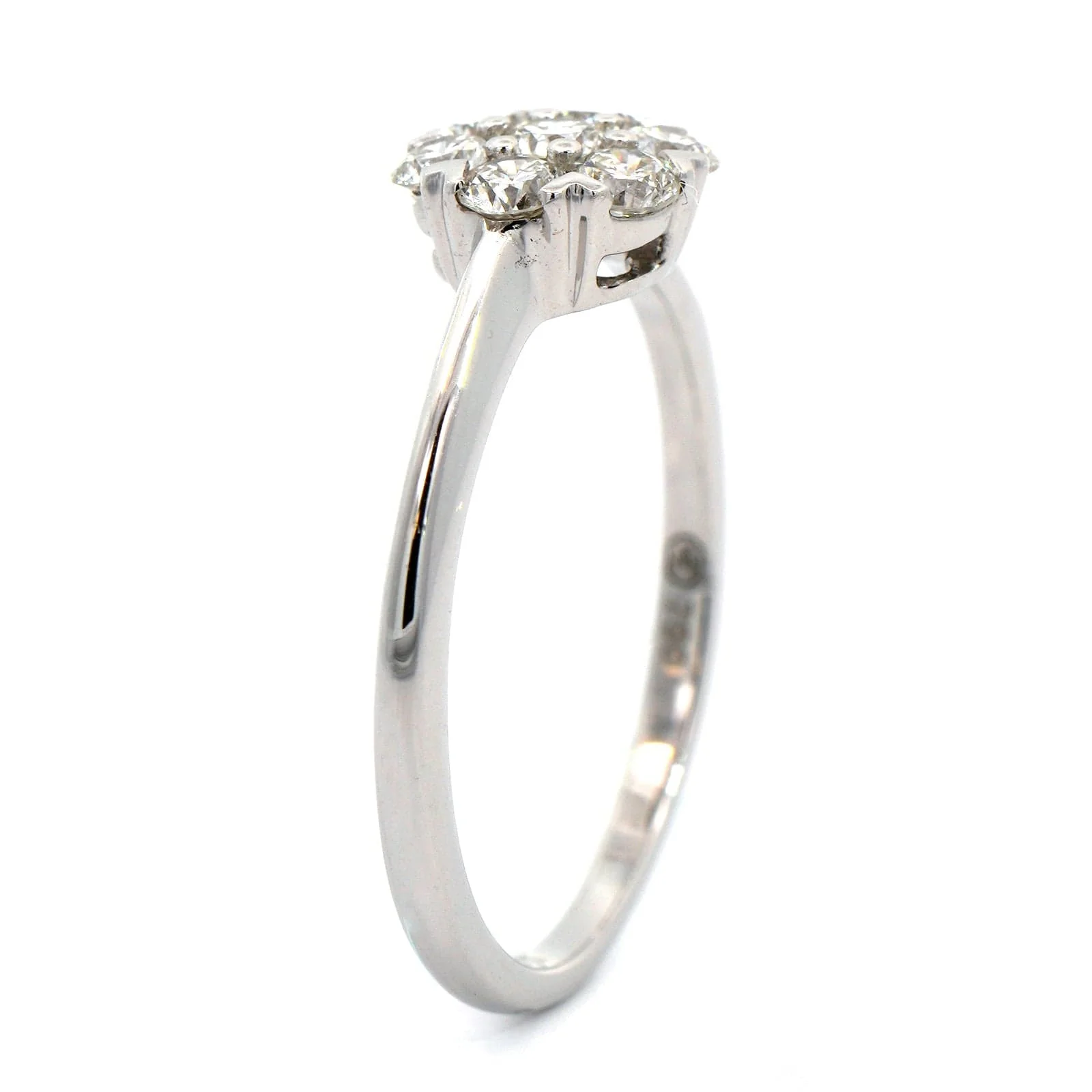 Etho Maria 18K White Gold Diamond Cluster Ring - Image 2