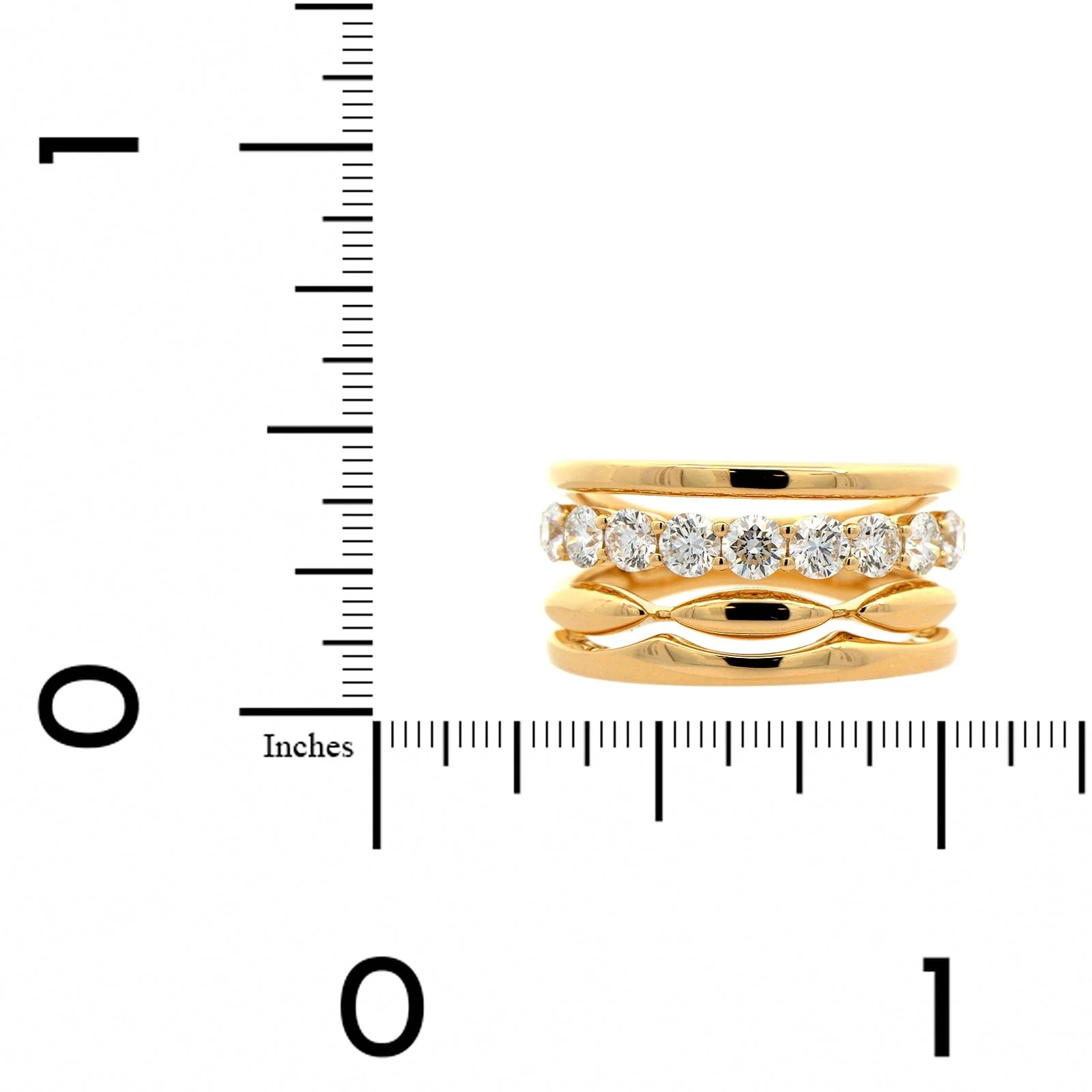 Etho Maria 18K Yellow Gold Diamond Ring - Image 3