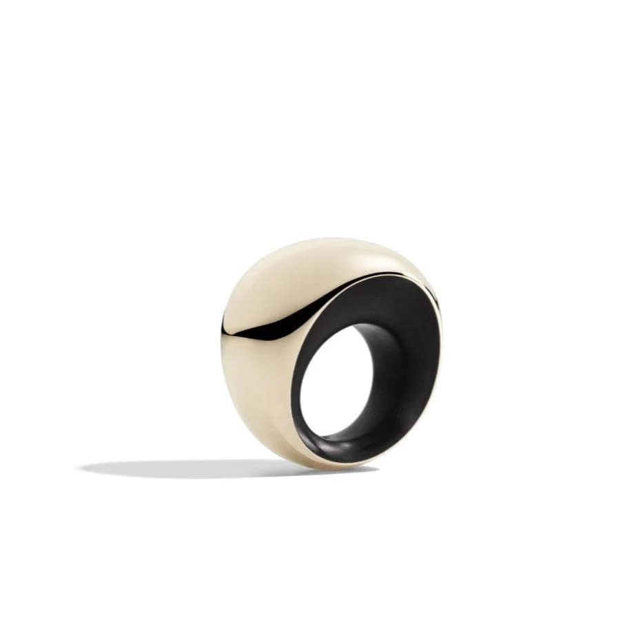 Vhernier 18K Rose Gold Pirouette Diamond Ring