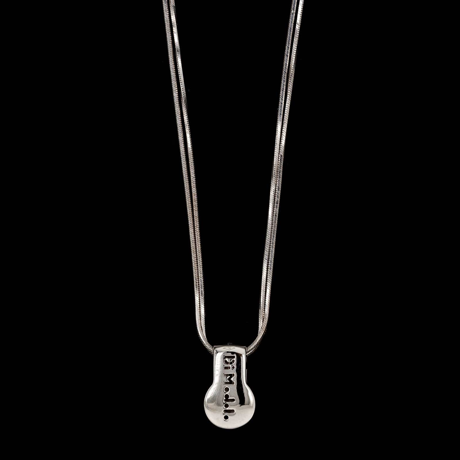 Di Modolo 18K White Gold Estate Diamond Pendant Necklace - Image 2
