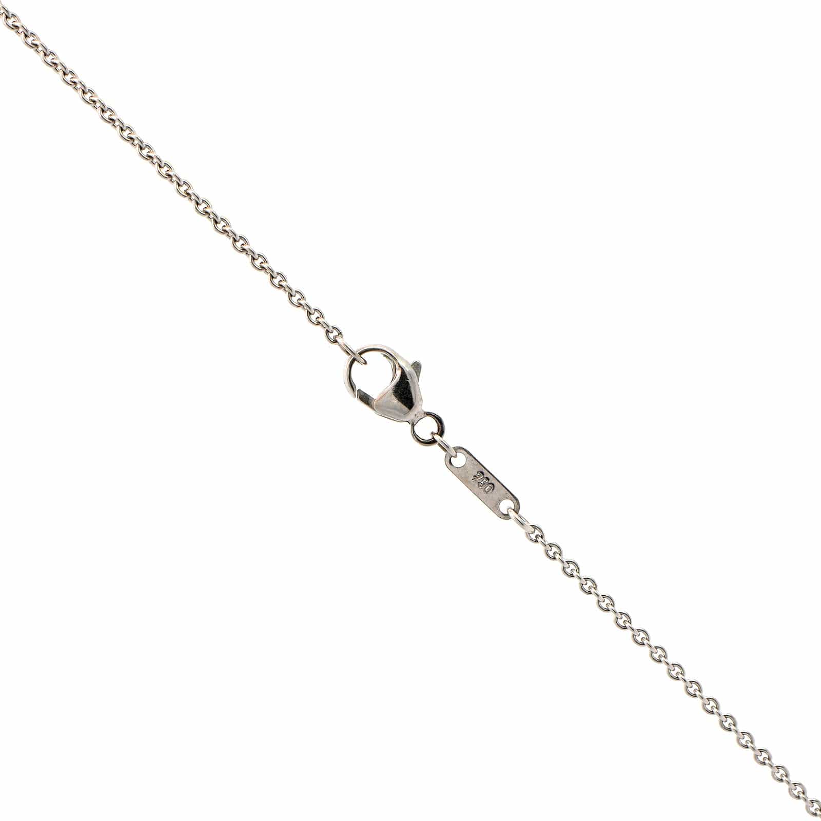 Platinum Ruby and Diamond Pendant Necklace - Image 3