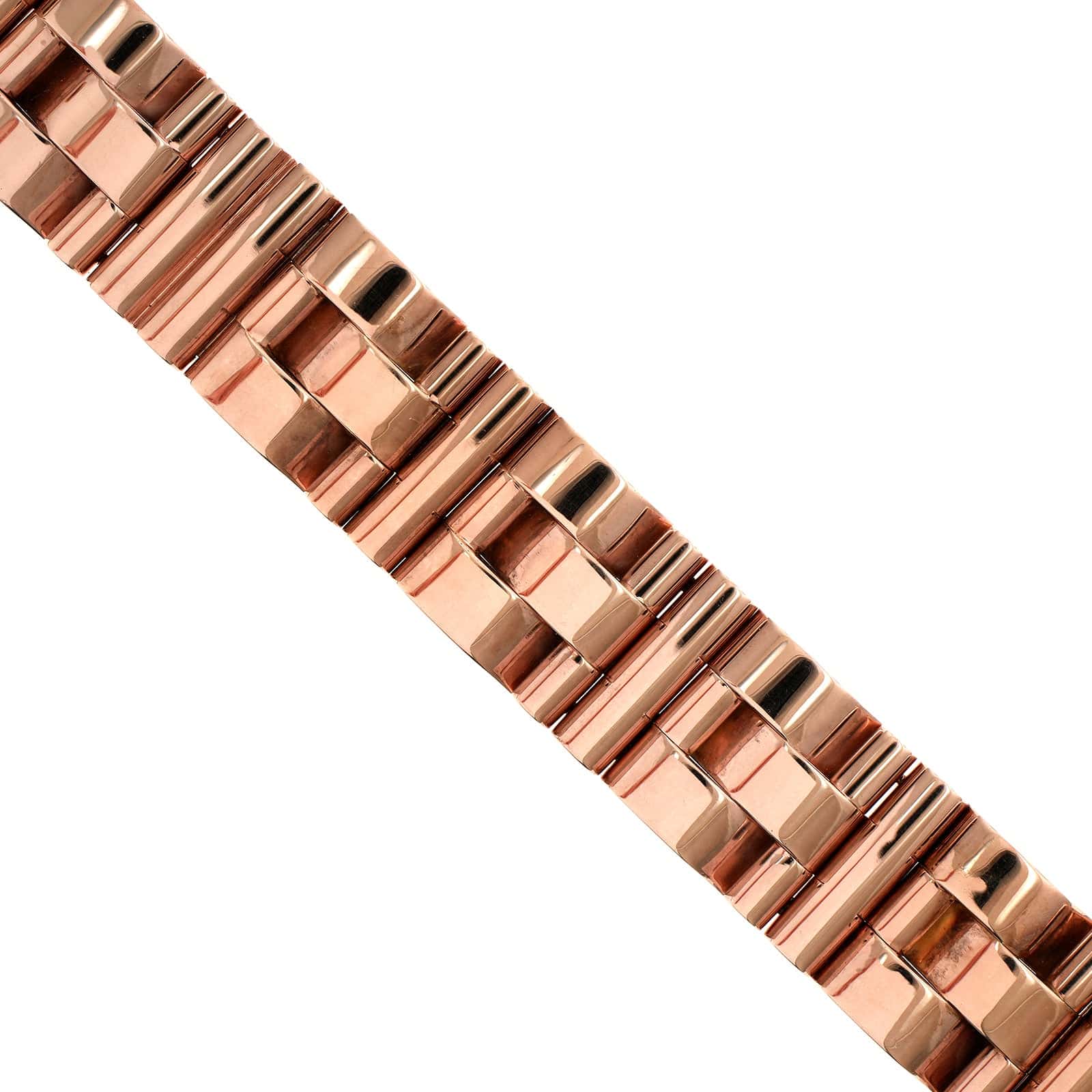Eclat Jewels 18K Rose Gold Retro French Bracelet - Image 2
