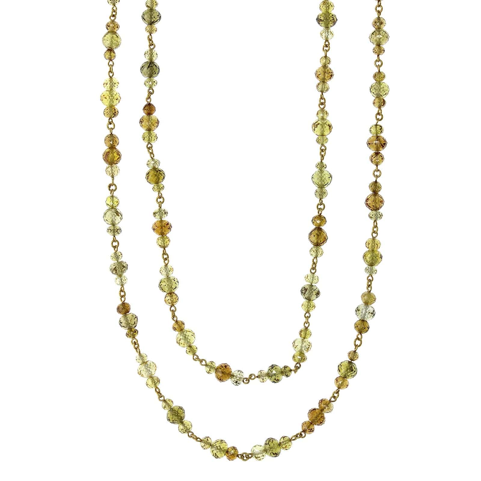 Eclat Jewels 18K Yellow Gold Fancy Colored Diamond Necklace - Image 2